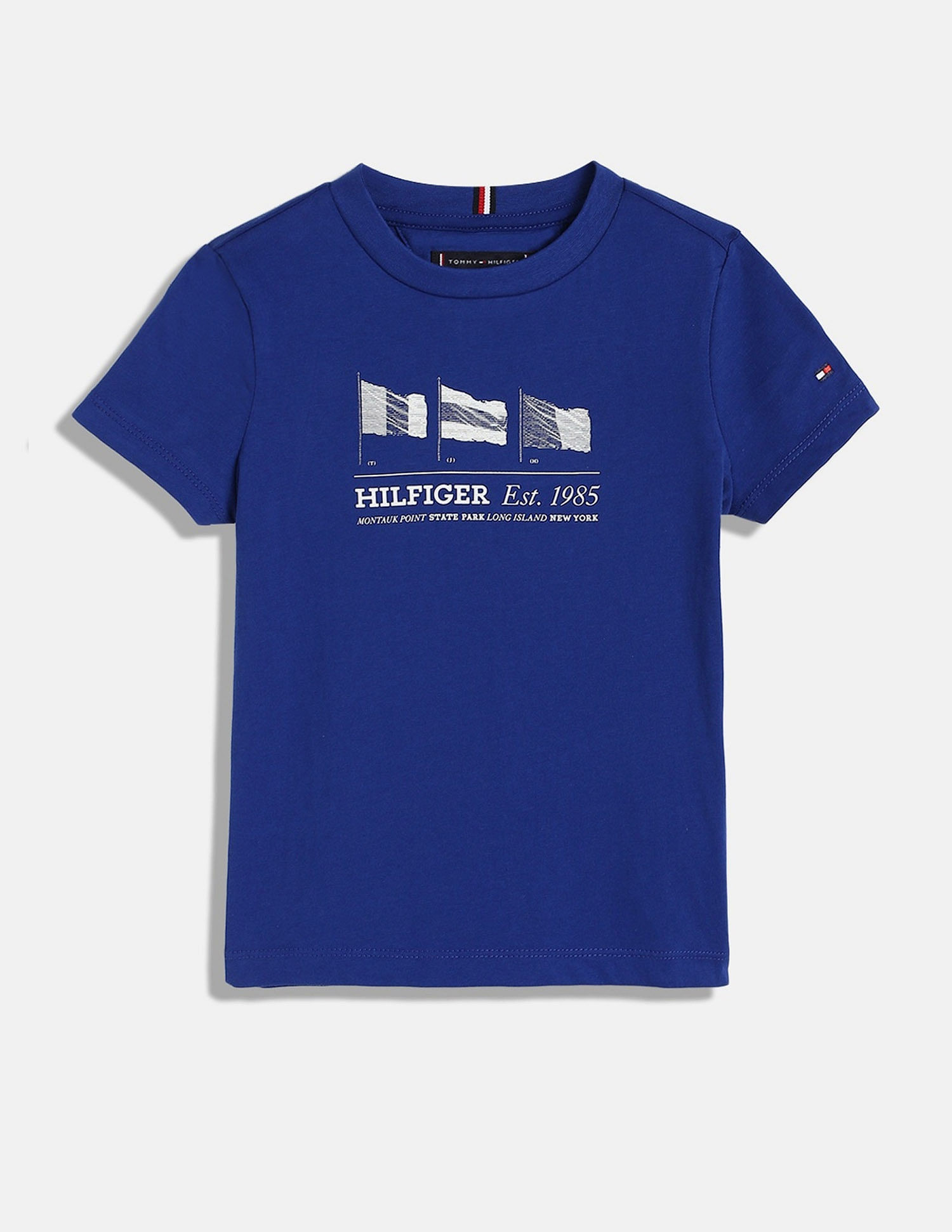 Tommy Hilfiger Kids Boys Logo Regular-Fit Cotton T-Shirt