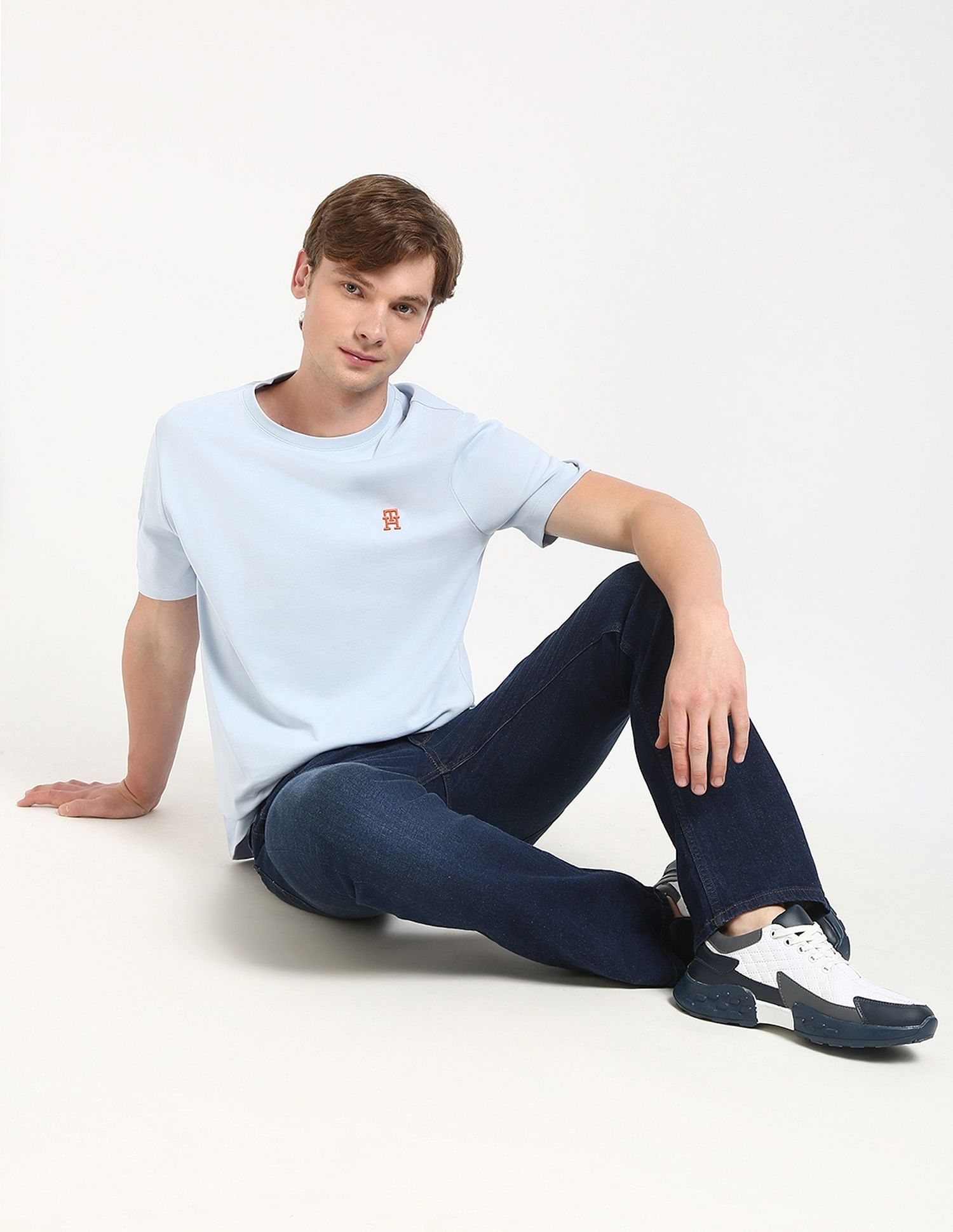 Tommy Hilfiger Solid Regular-Fit Cotton T-Shirt
