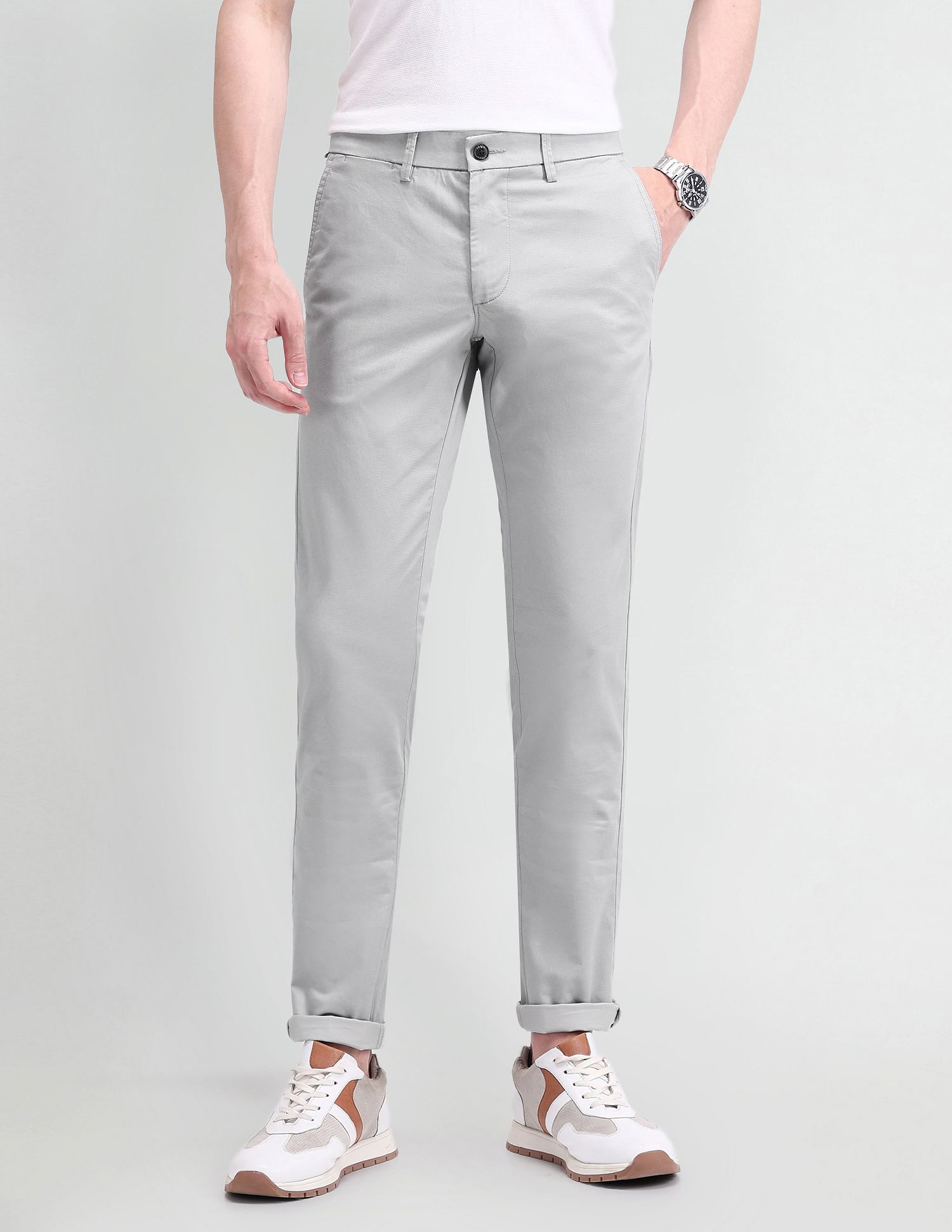 Arrow Sport Slim Fit Inner Web Detailed Trousers