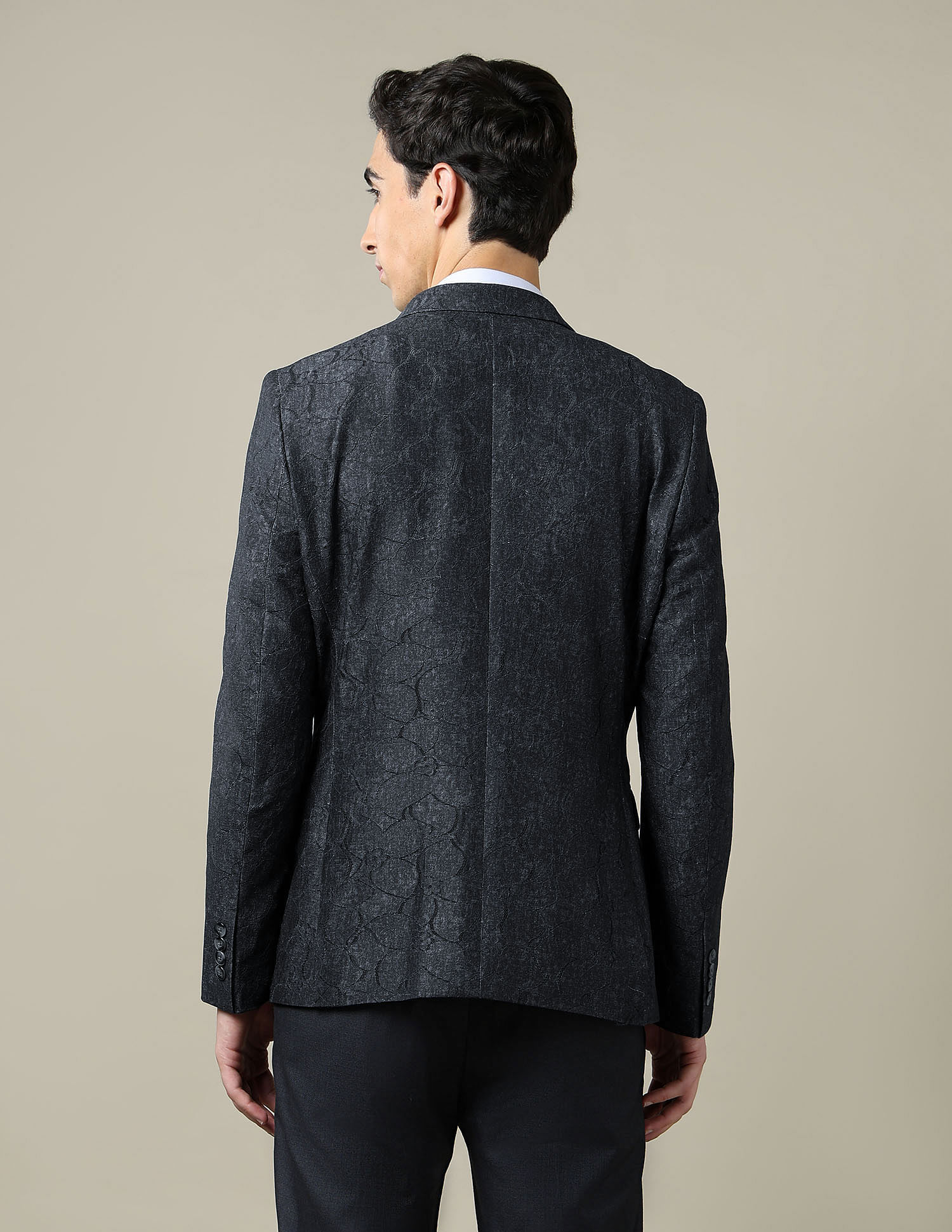 Arrow Zero Calorie Slim Fit Textured 1851 Blazer