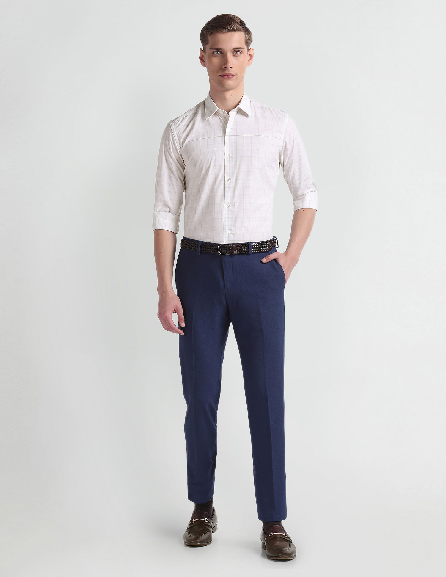 Arrow Newyork Tartan Check Cotton Shirt