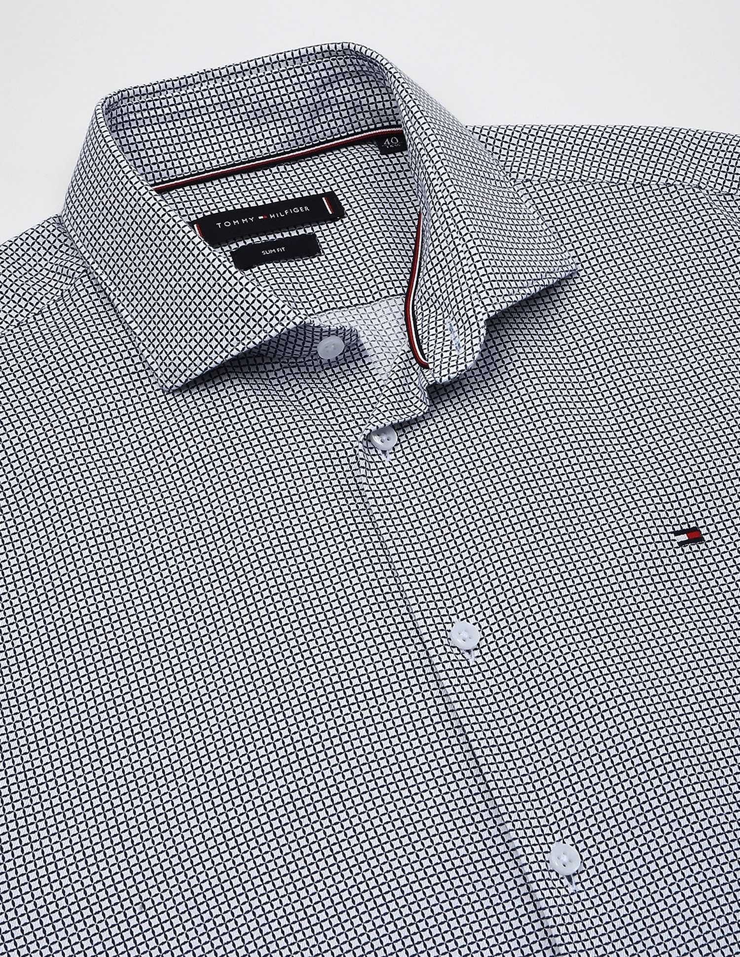 Tommy Hilfiger Printed Slim-Fit Twill Woven Shirt