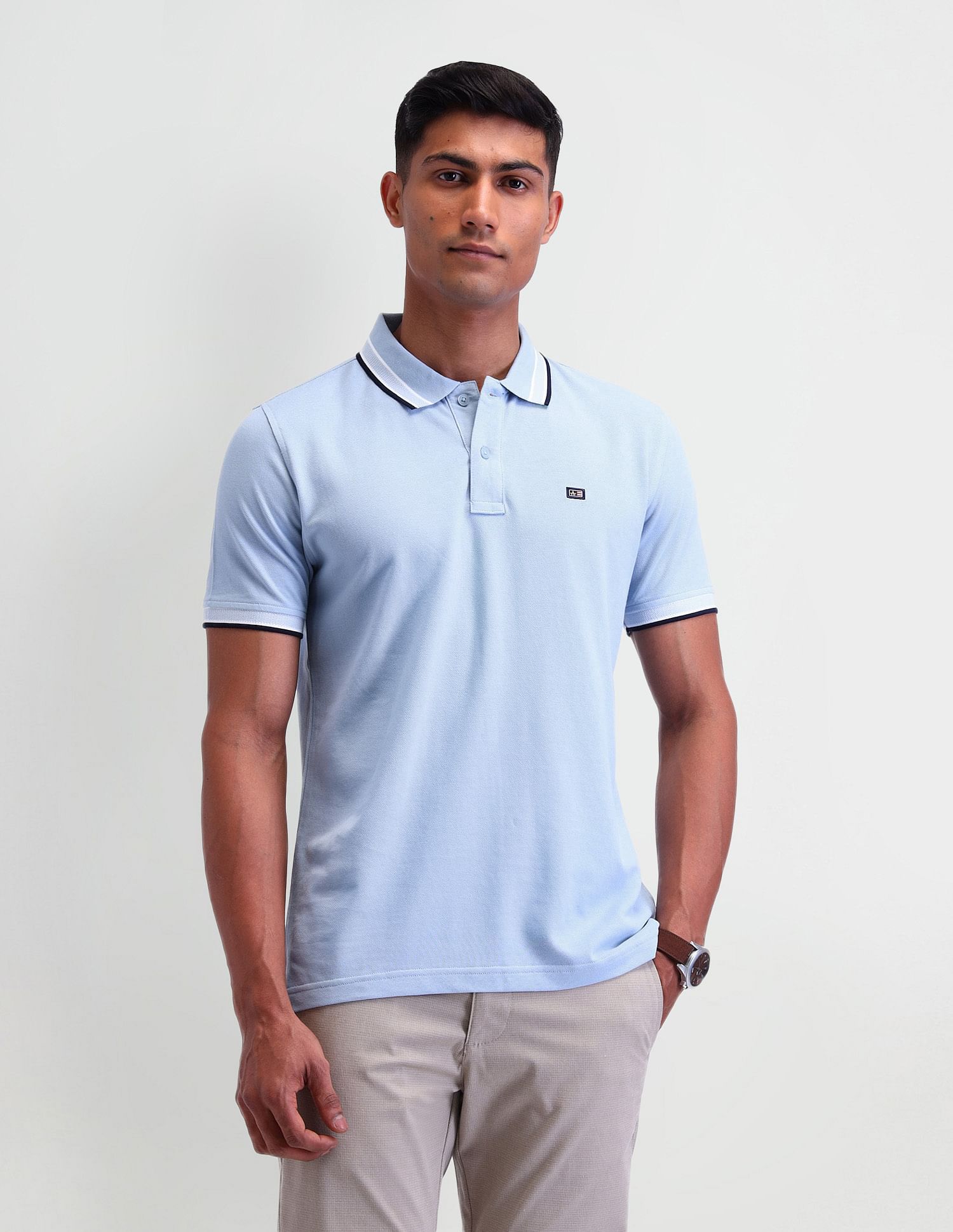 Arrow Sport Solid Regular Fit Polo Shirt