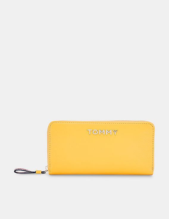 tommy hilfiger wallet yellow