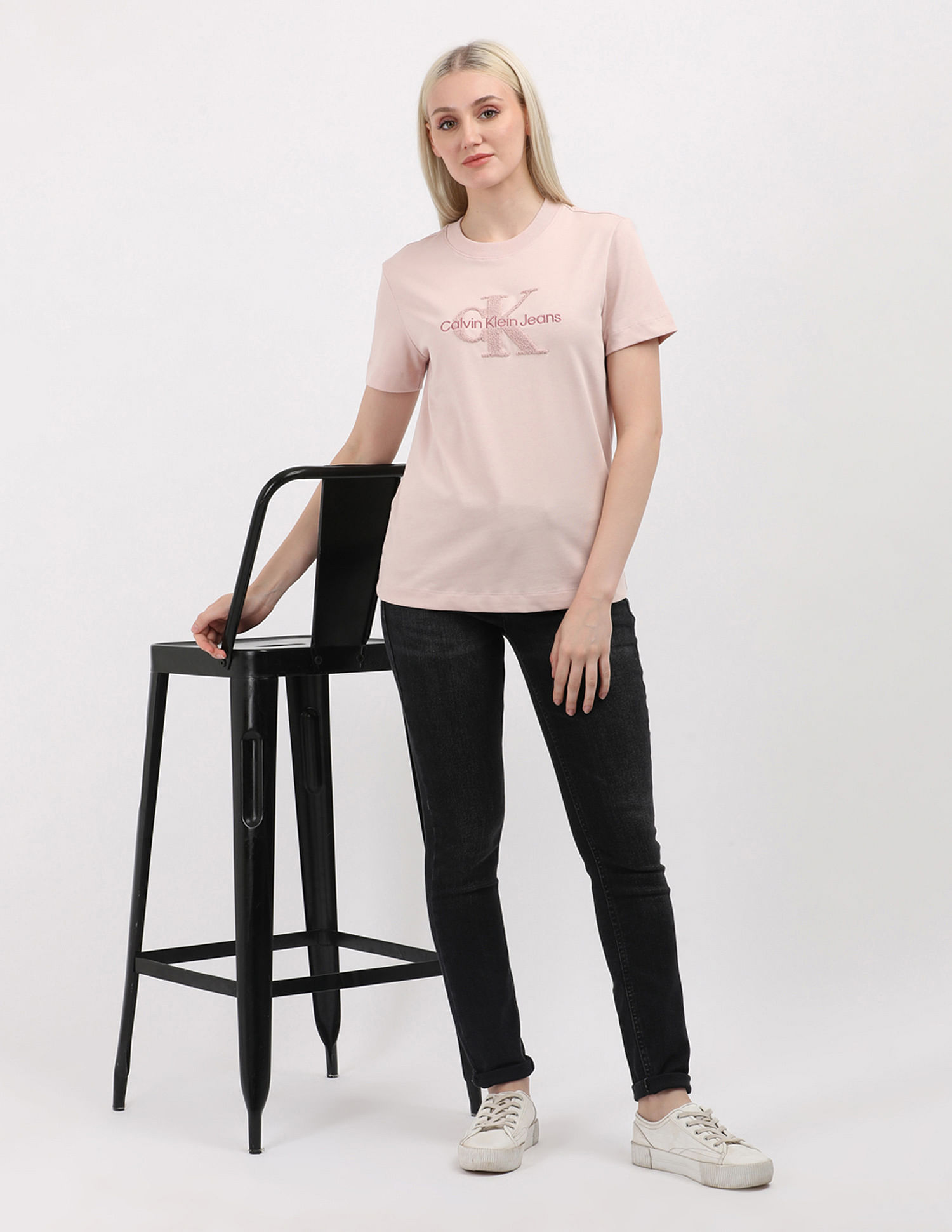 Buy Calvin Klein Jeans Ar-Chenille Logo Regular T-Shirt