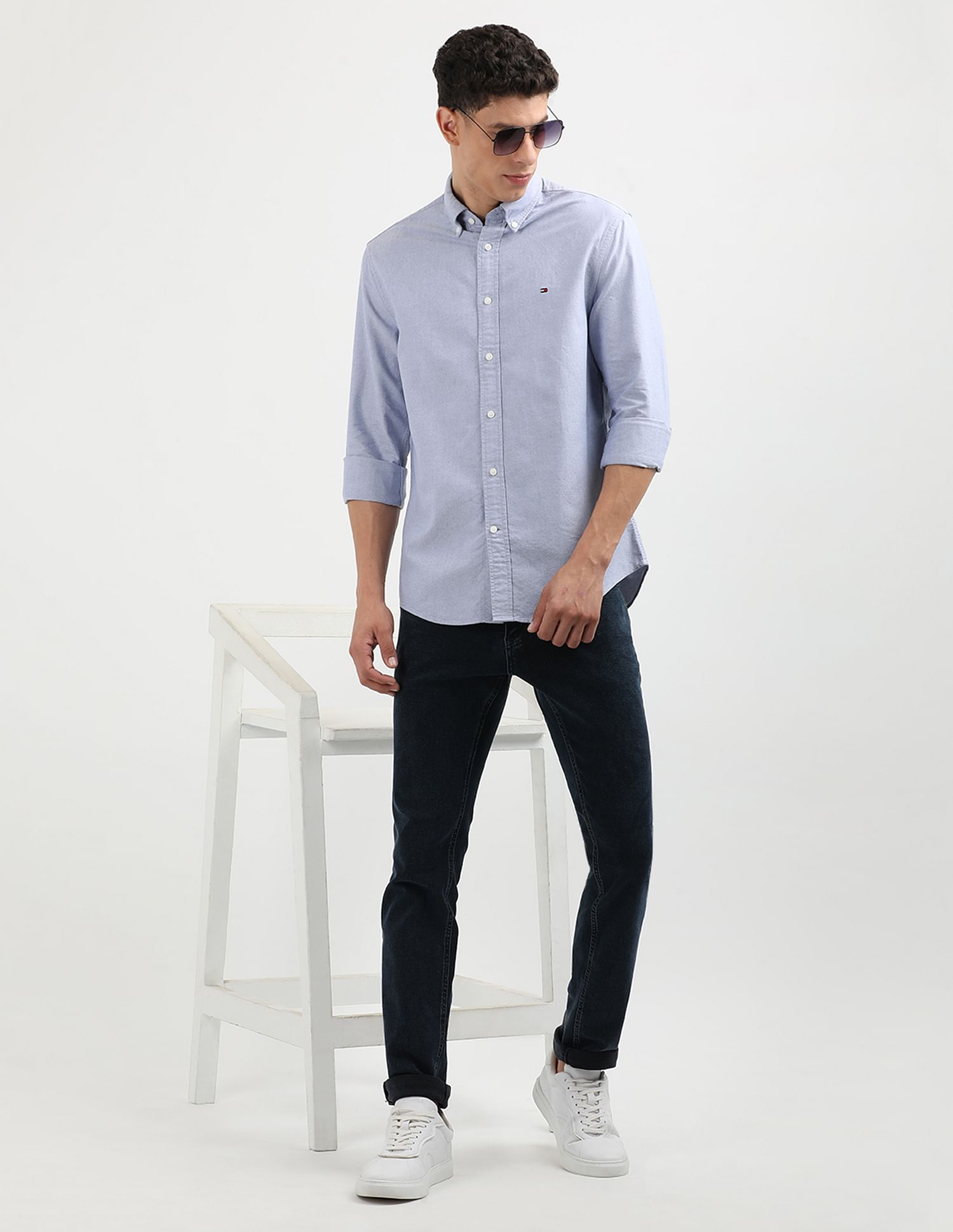 Tommy Hilfiger Solid Heritage Oxford Shirt