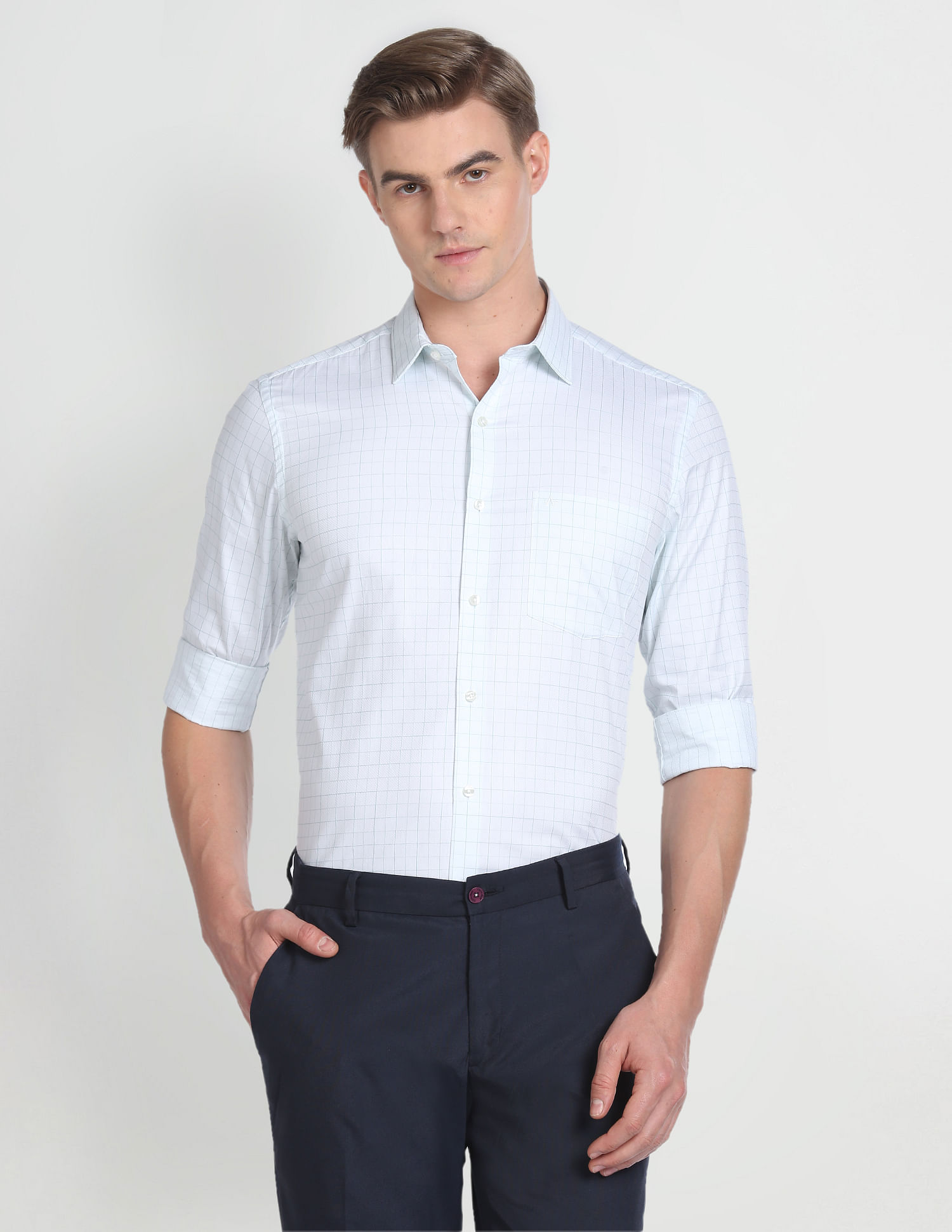 Arrow Graph Check Formal Shirt
