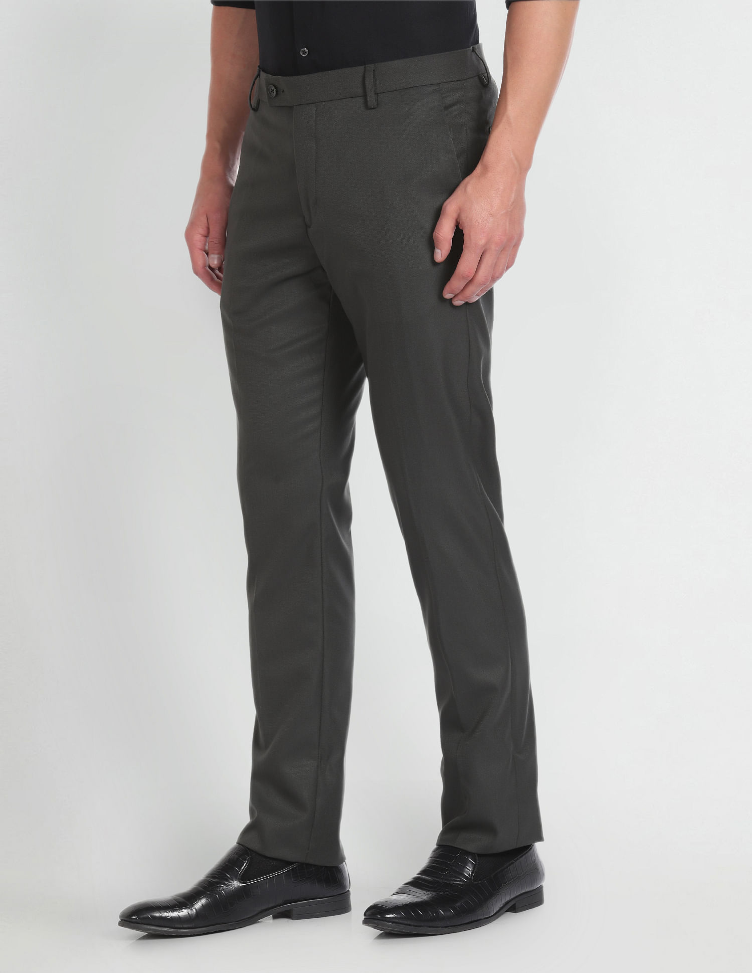 Arrow Hudson Tailored Fit Formal Trousers