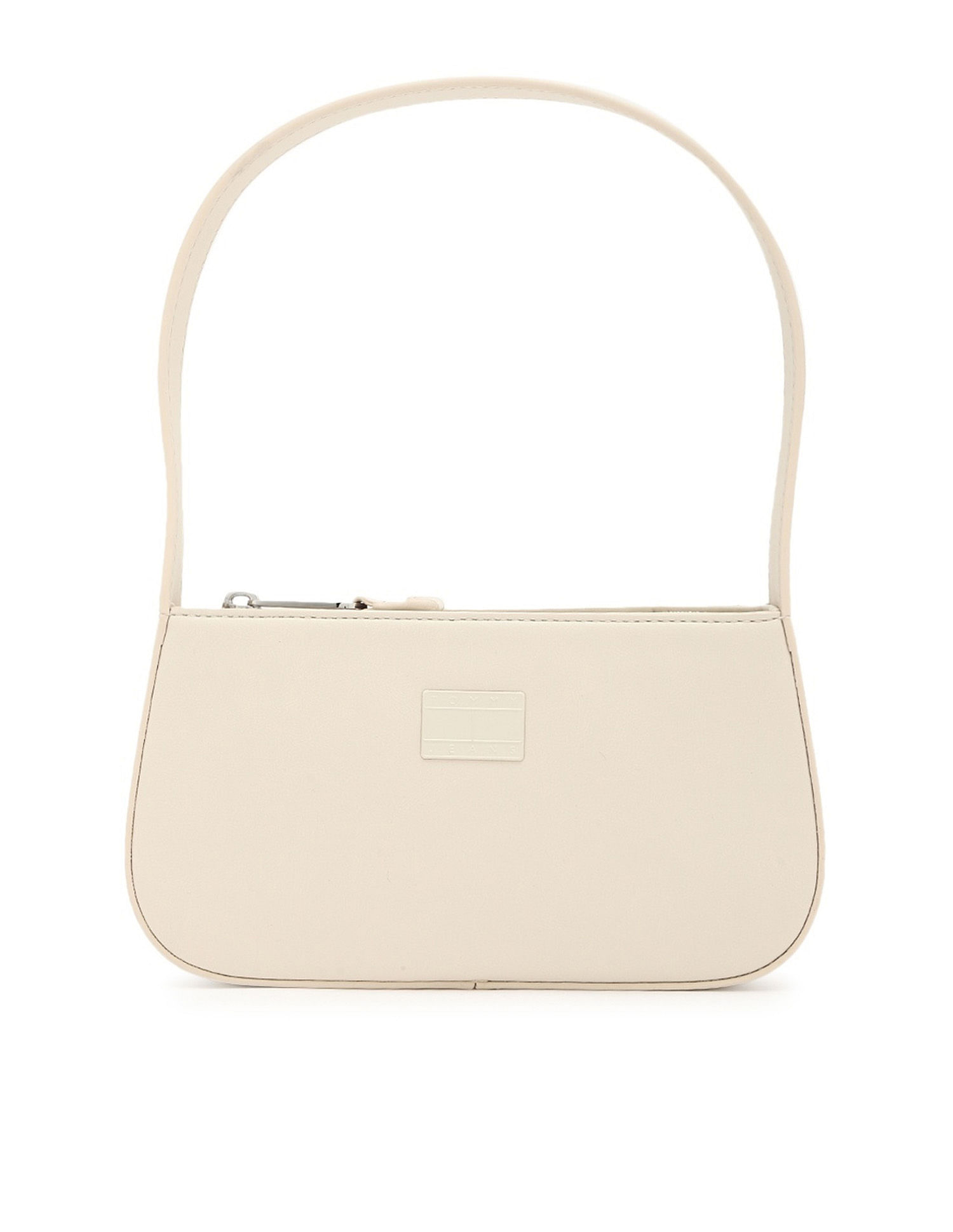 Tommy Hilfiger Solid Beige Pu Shoulder Bag