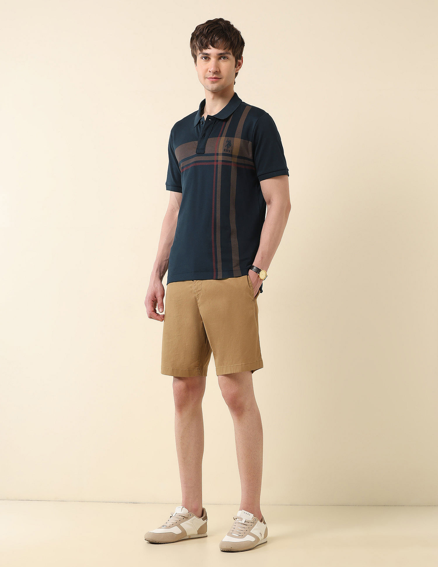 U.S. Polo Assn. Pure Cotton Varsity Polo Shirt