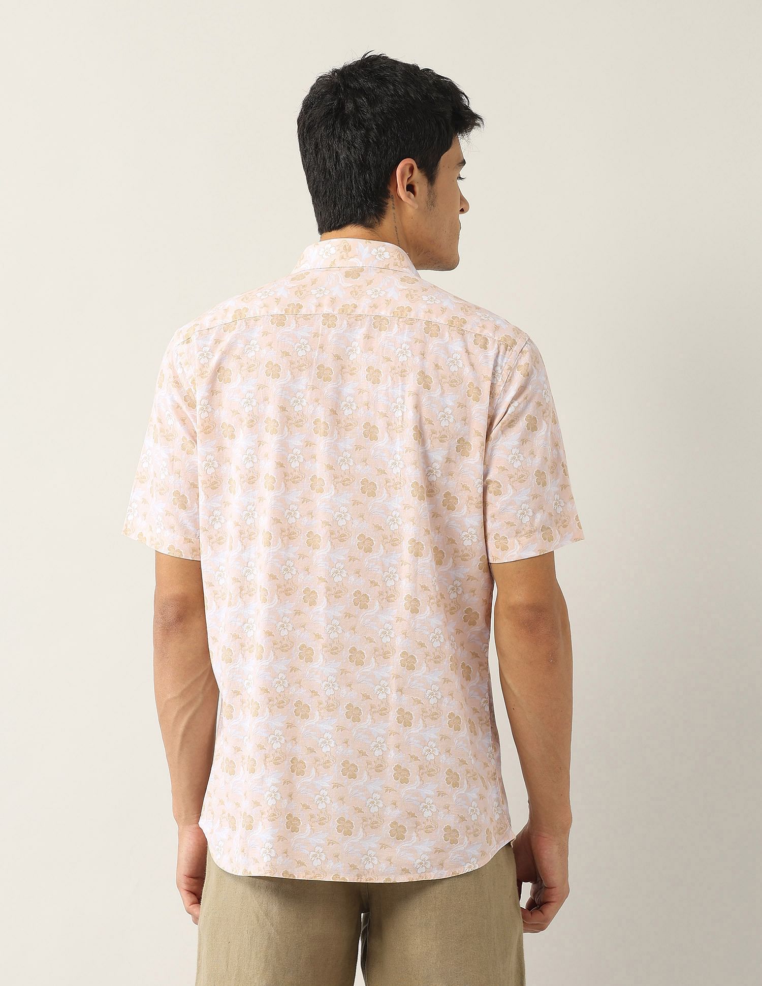 Arrow Sport Regular Fit Floral Printed Shirt