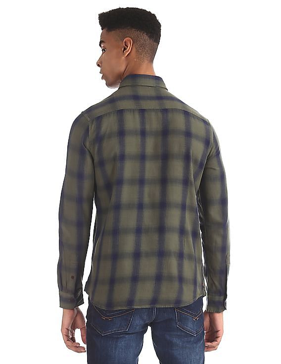 U.S. Polo Assn. Denim Co. Button Down Collar Check Shirt