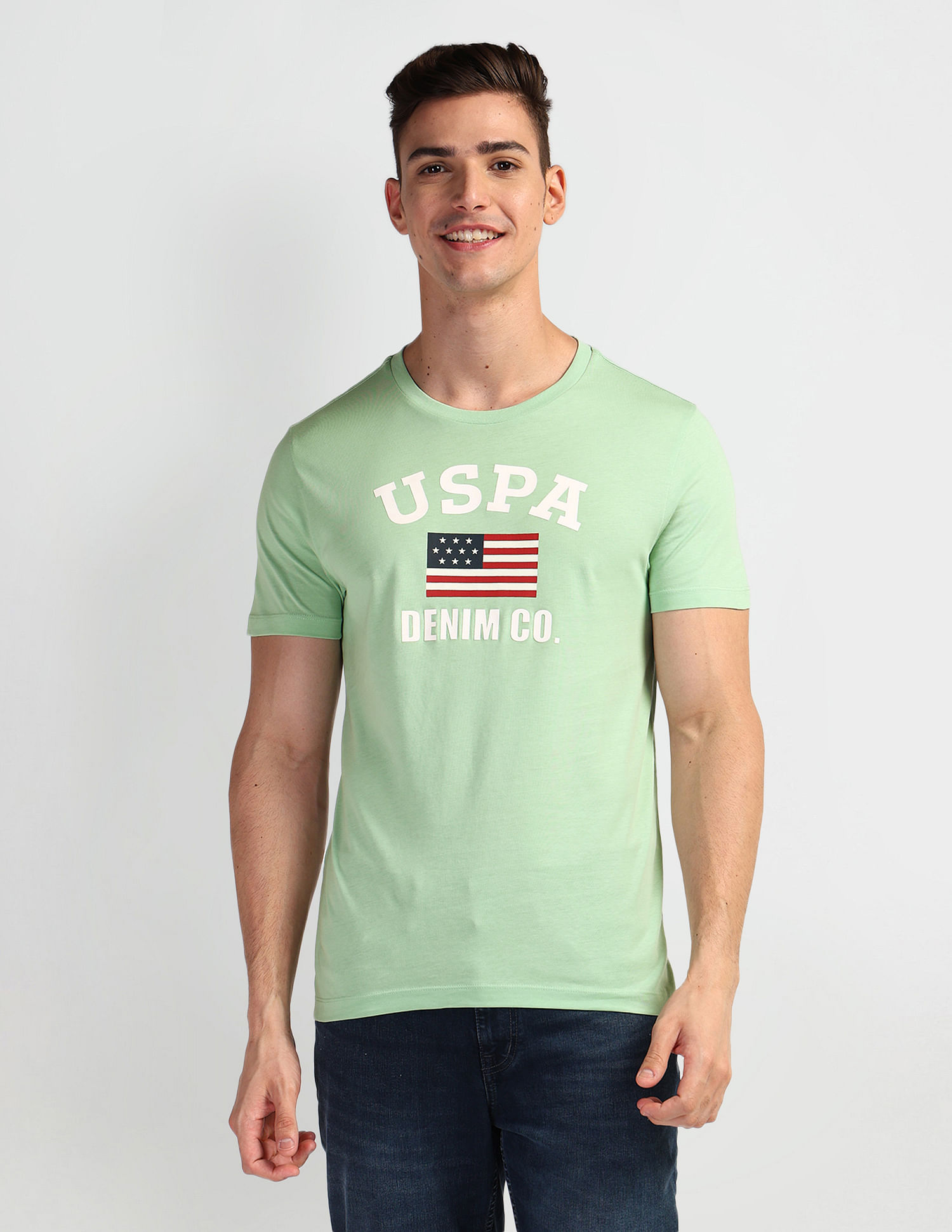 U.S. Polo Assn. Denim Co. Brand Print Muscle Fit T-Shirt