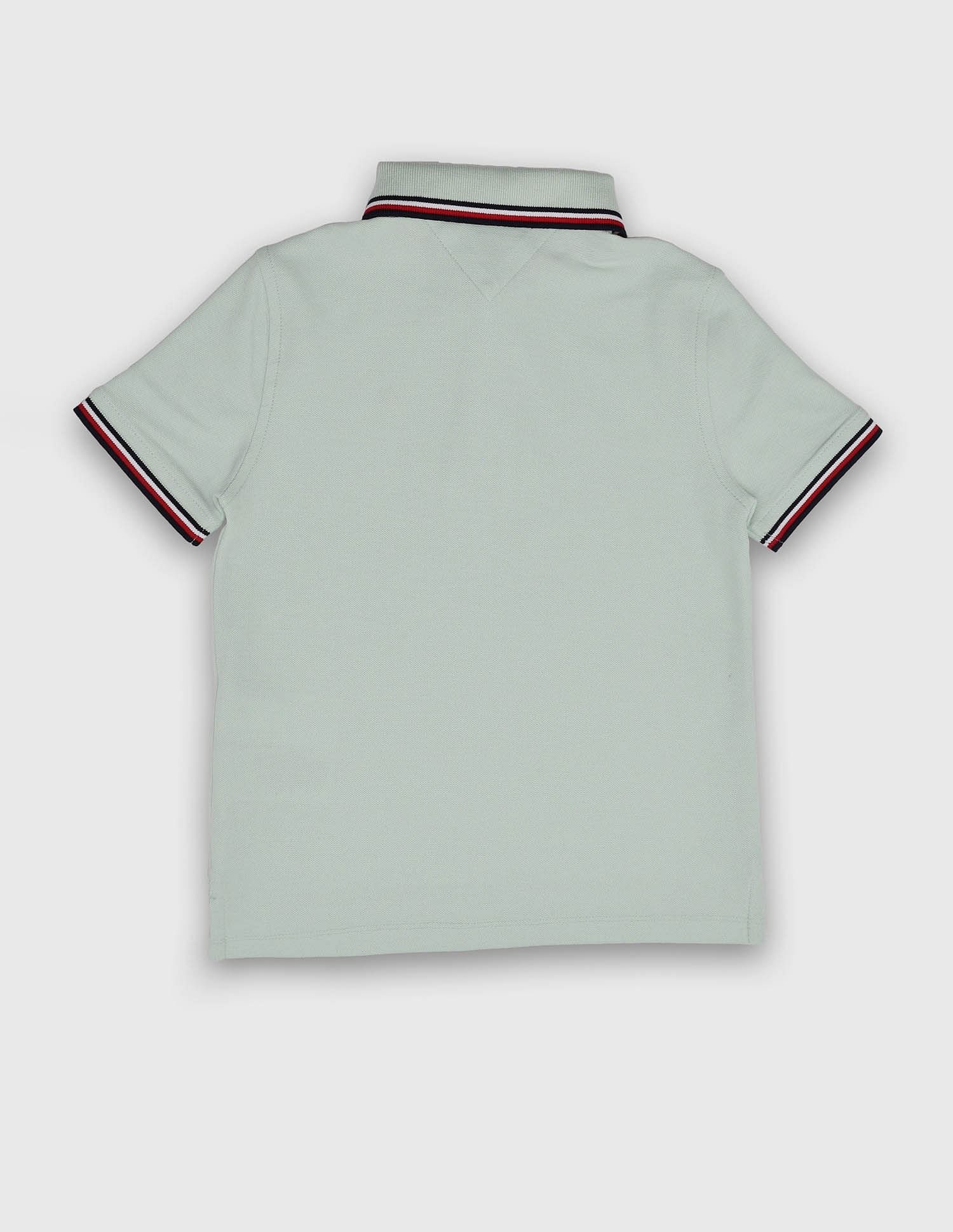 Tommy Hilfiger Kids Boys Solid Regular-Fit Cotton Polo Shirt