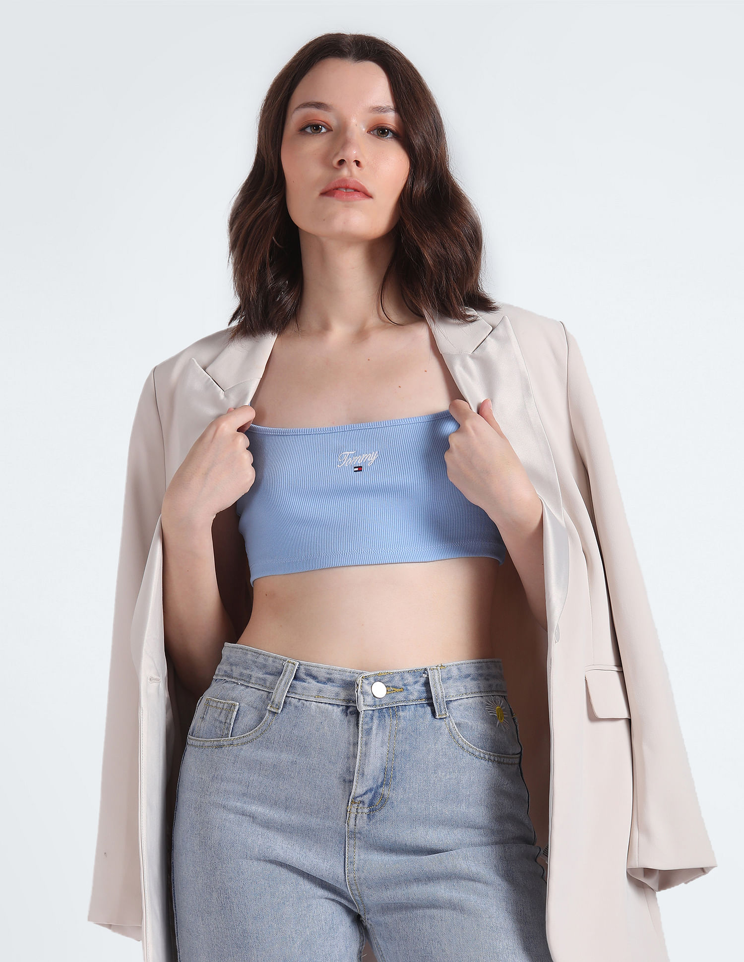 Tommy Hilfiger Transitional Organic Cotton Crop Top
