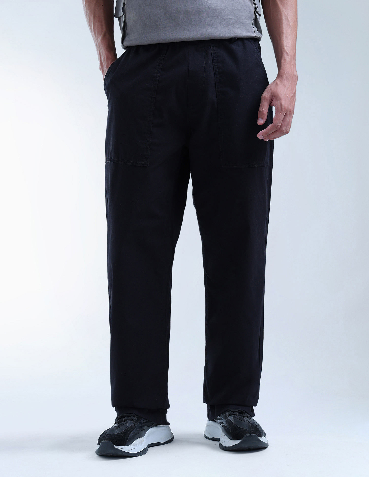 Flying Machine Cobain Loose Fit Mid Rise Chinos