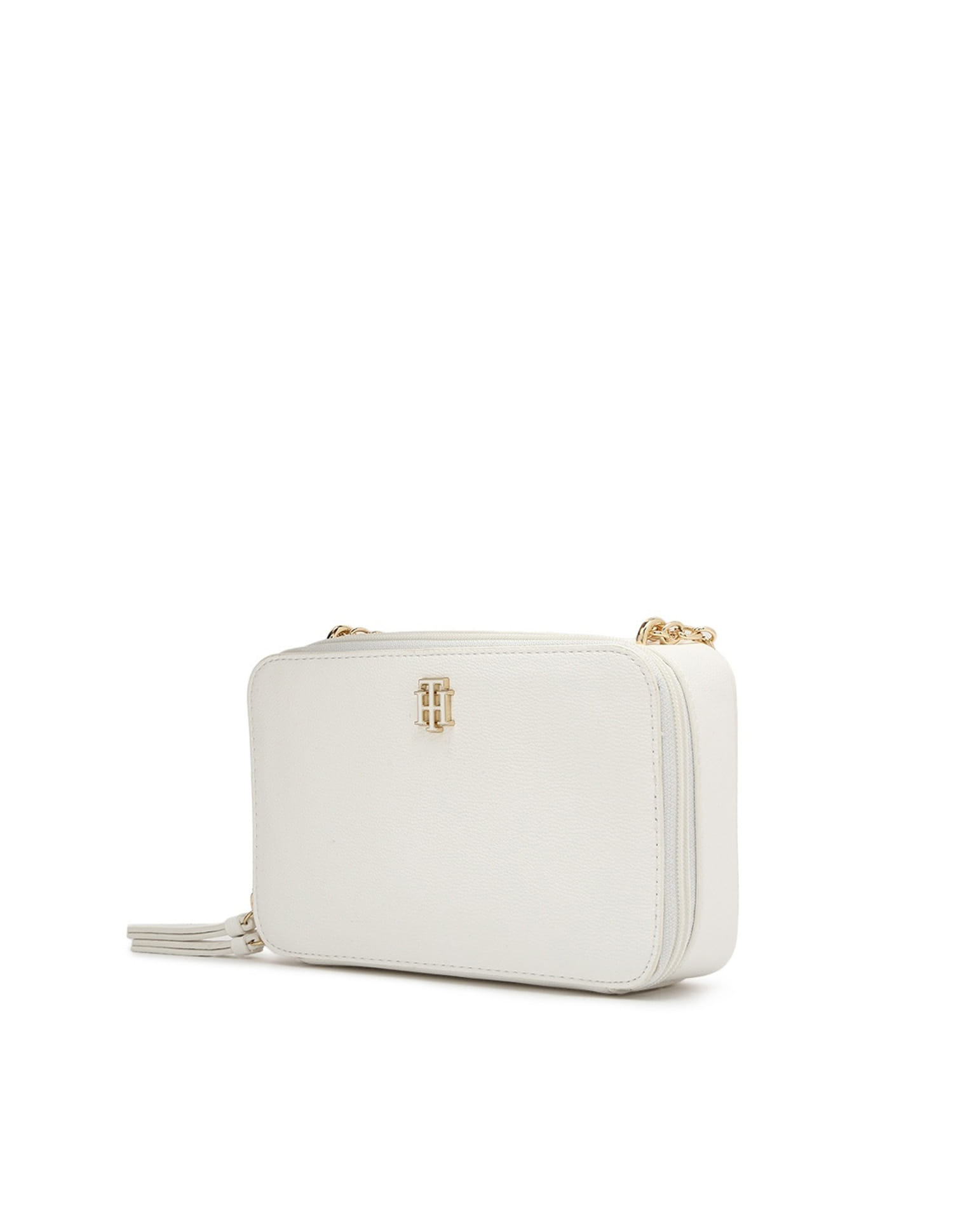 Buy Tommy Hilfiger Solid White Pu Shoulder Bag - NNNOW.com