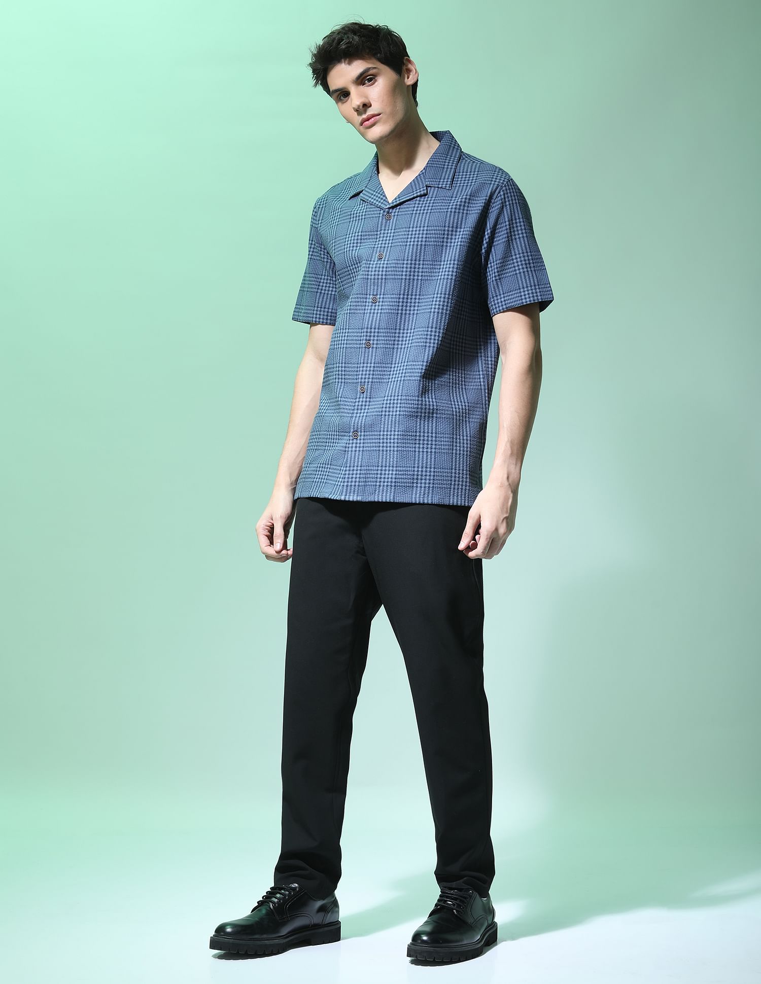 Flying Machine Tartan Check Cotton Shirt