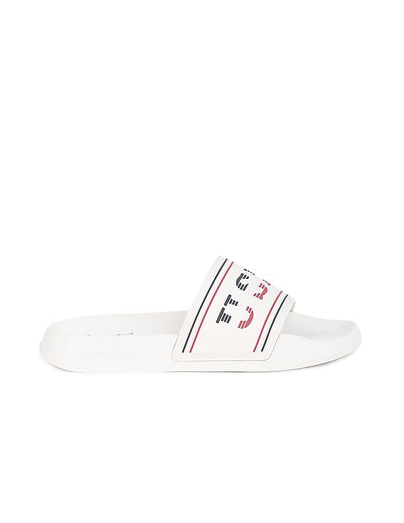 U.S. Polo Assn. Men Embossed Logo Lightweight Nordin Slides