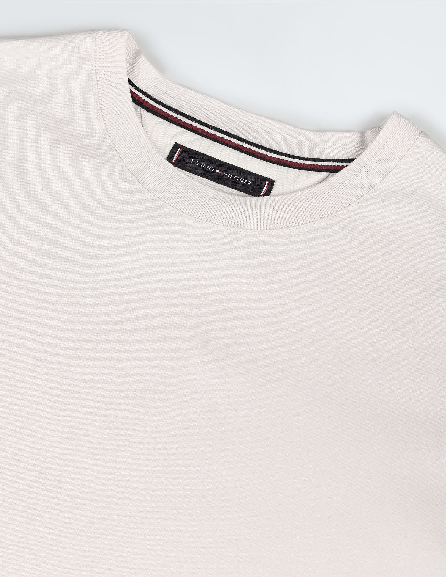 Tommy Hilfiger Solid Cotton Mercerized T-Shirt