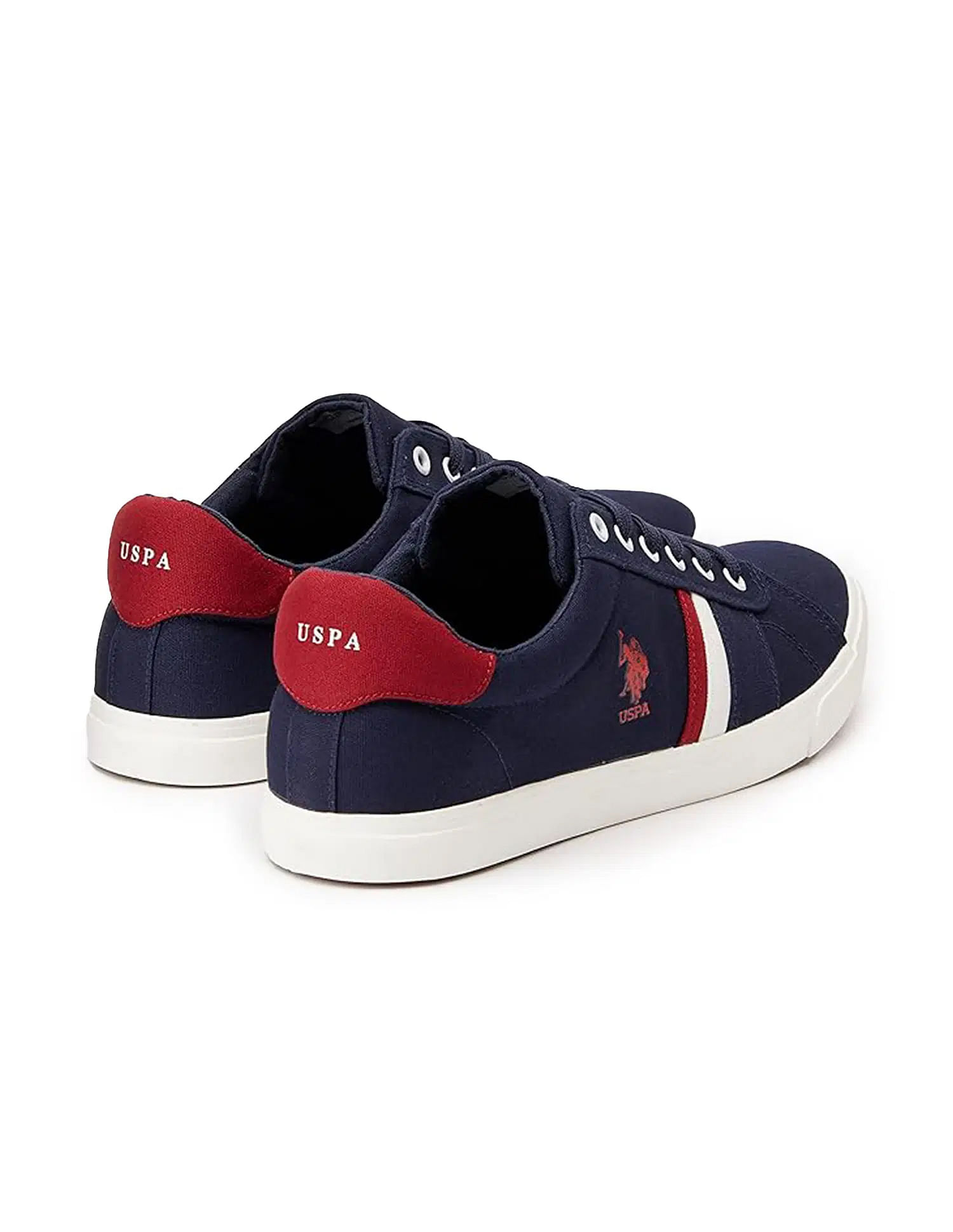 U.S. Polo Assn. Striped Round Toe Abor 3.0 Sneakers