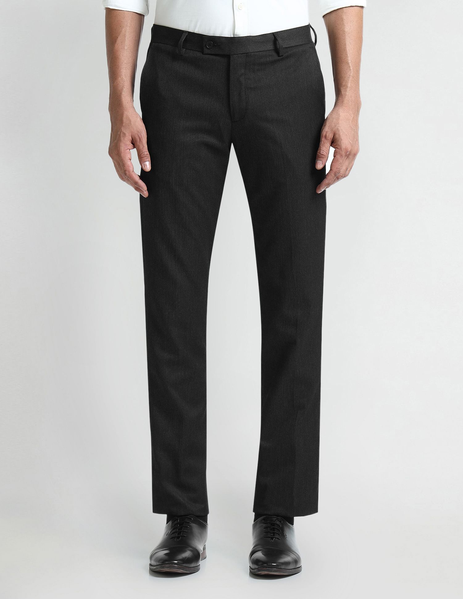 Arrow Mid Rise Tapered Fit Trousers