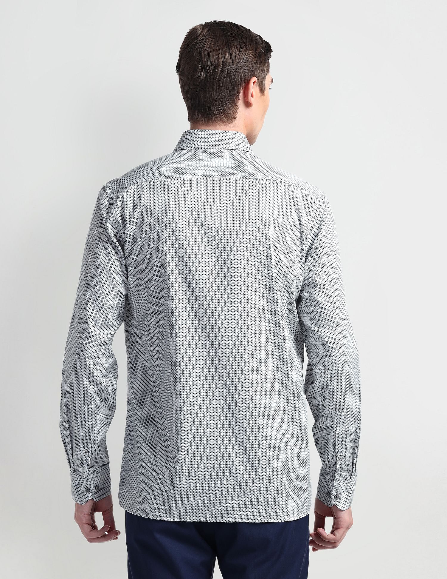 Arrow Slim Fit Geometric Shirt
