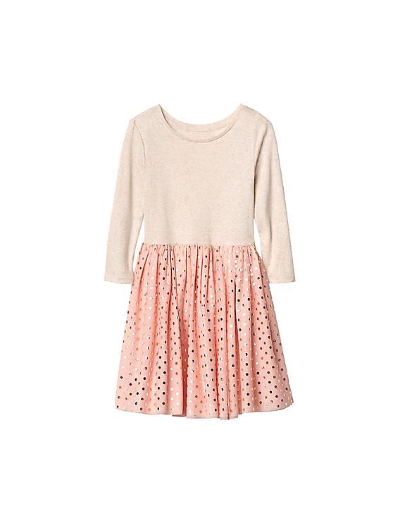 Buy GAP Girls Girls Pink Shimmer Dot Tutu Dress NNNOW