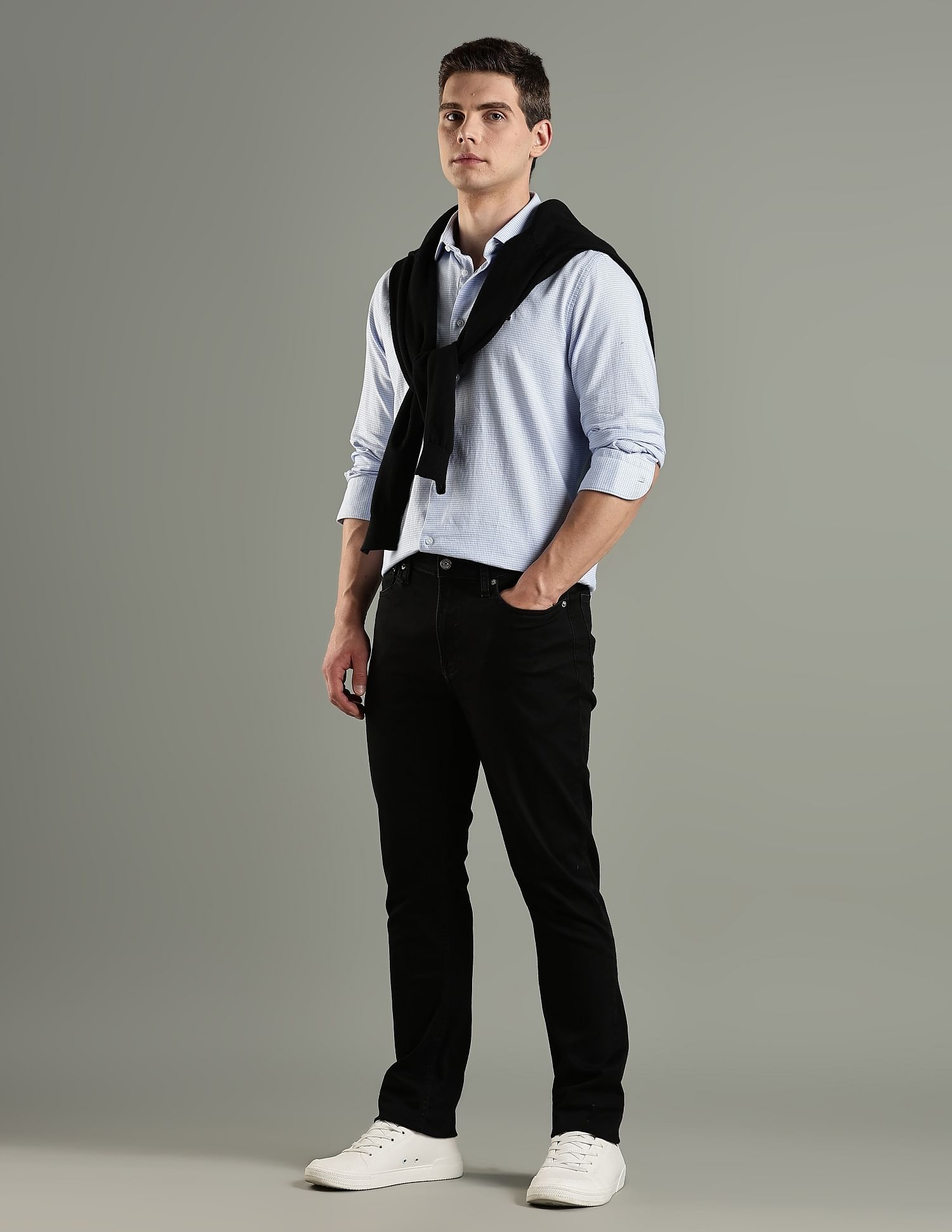 Tommy Hilfiger Texture Regular-Fit Twill Woven Shirt