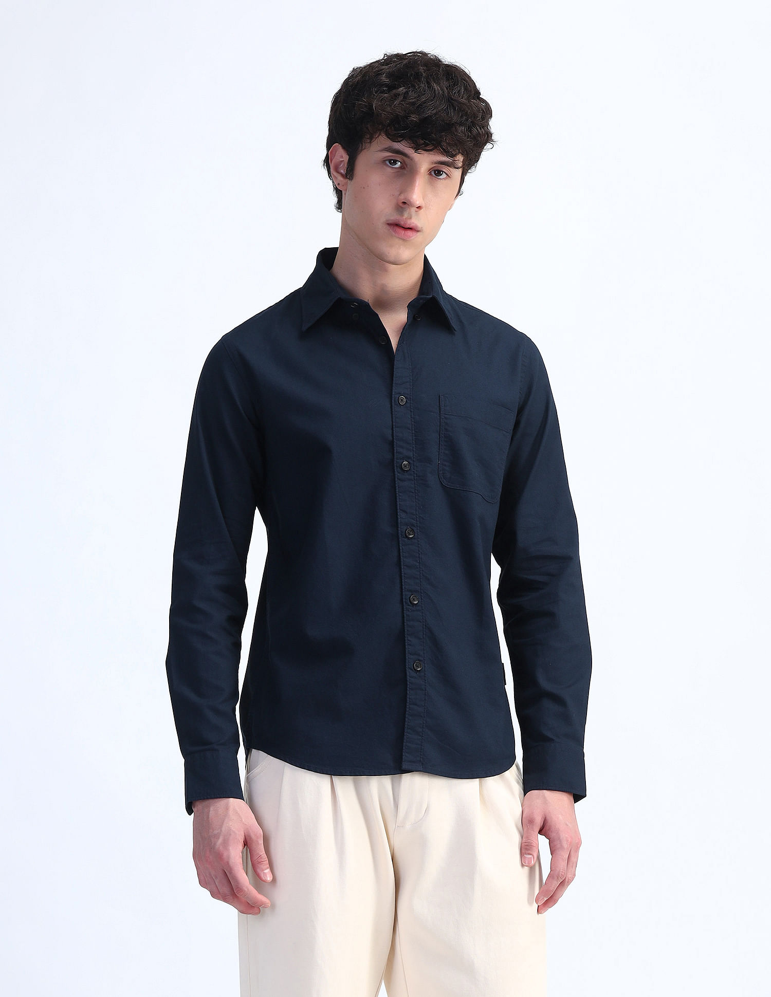 Flying Machine Slim Fit Cotton Shirt