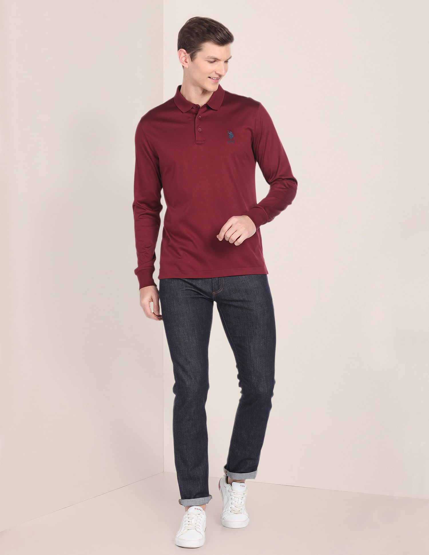 U.S. Polo Assn. Slim Fit Cotton Polo Shirt