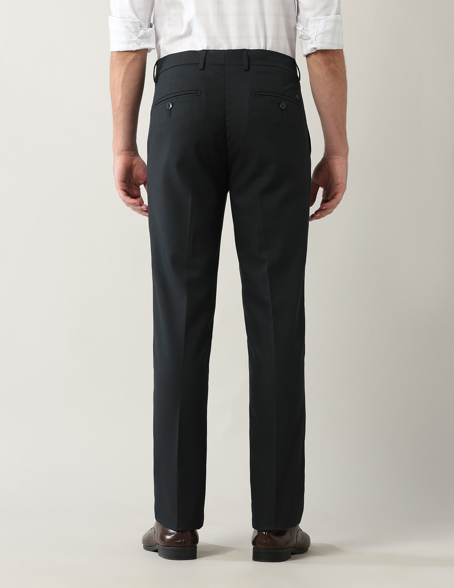 Arrow Mid Rise Smartflex Trousers