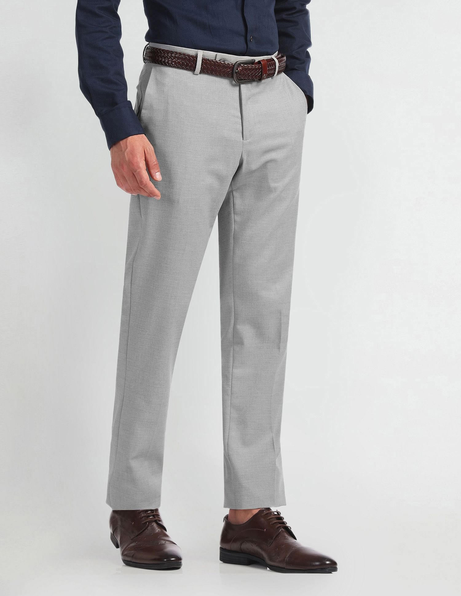 Arrow Checked Smart Flex Trousers