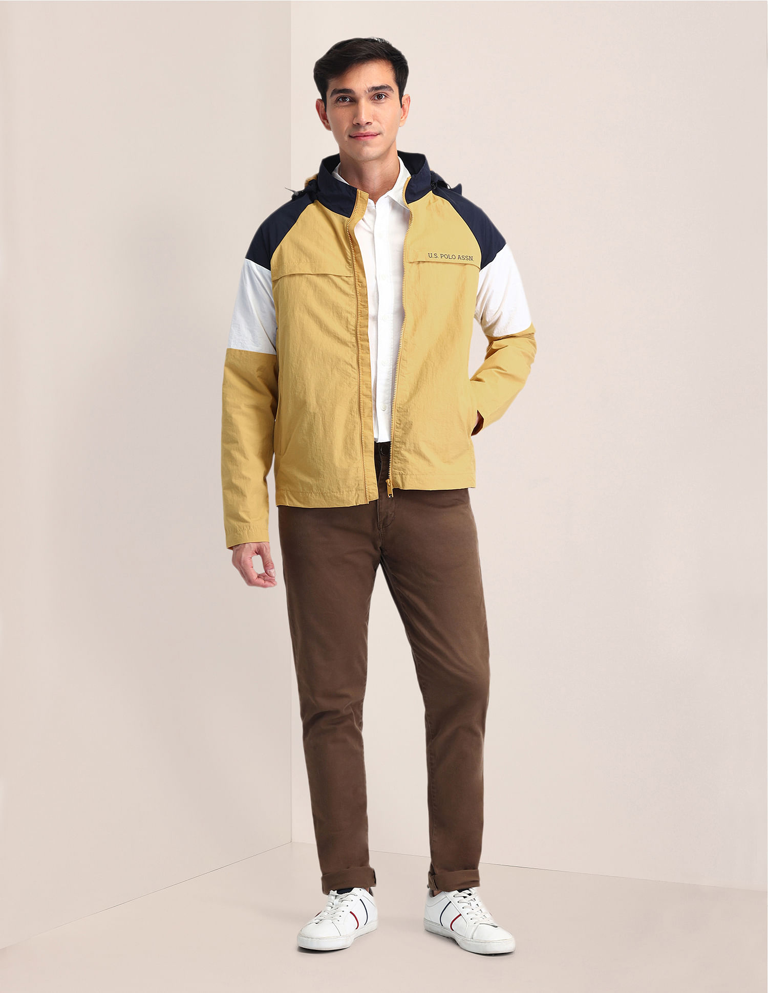U.S. Polo Assn. Regular Fit Solid Padded Jacket