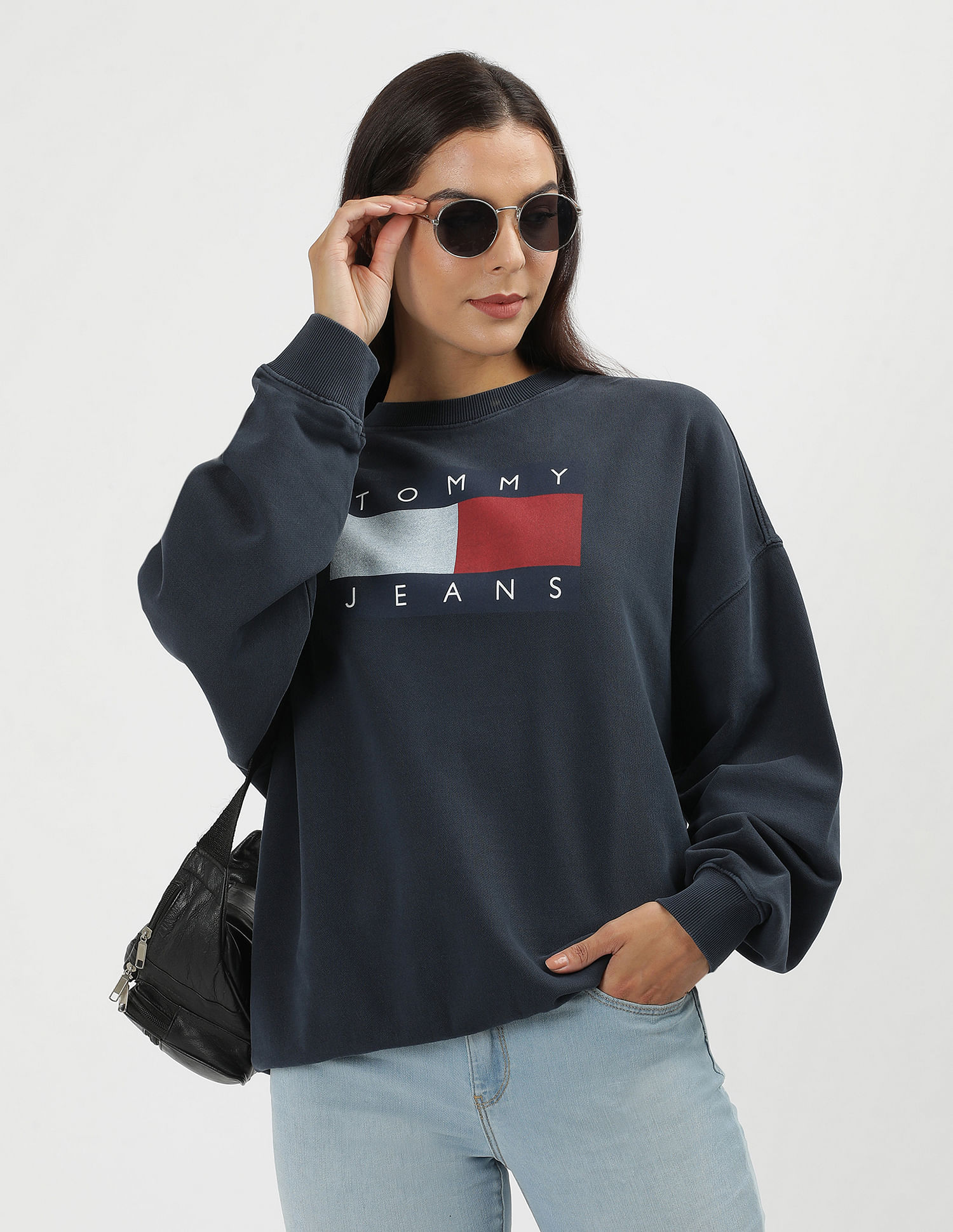 Tommy Hilfiger Brand Print Relaxed Sweatshirt