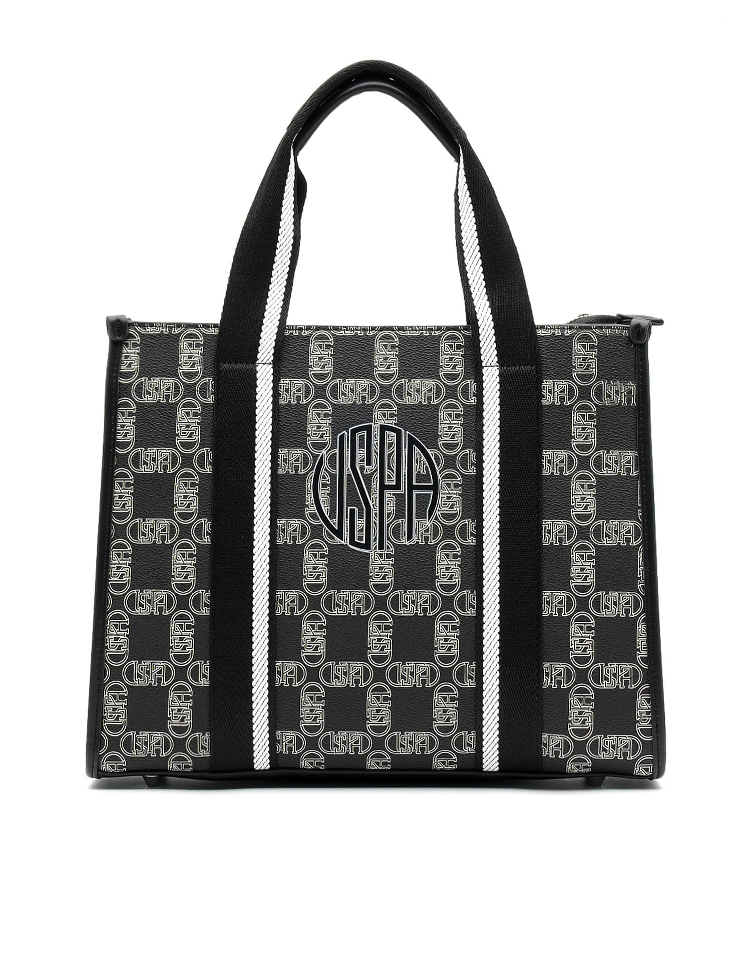 U.S. Polo Assn. Mendy Monogram Satchel Bag