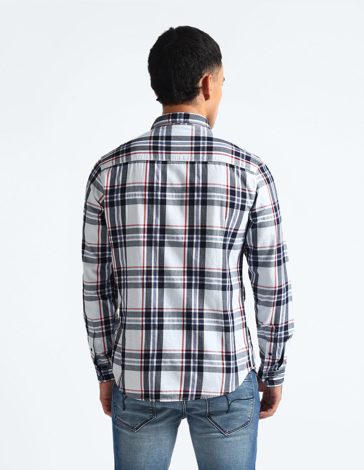 Flying Machine Tartan Check Slim Fit Shirt