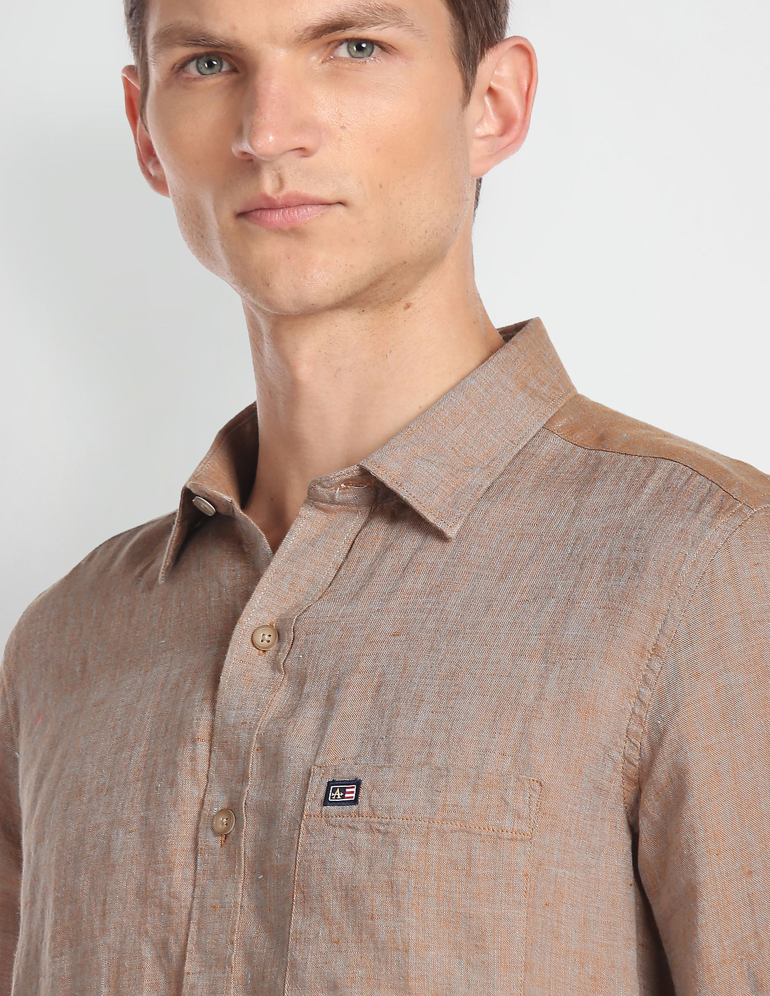 シャツ/ブラウス(長袖/七分) ARGUE - ARGUE CONTINENTAL LINEN SOLODITY SHIRT ARGUE（シャツ/ブラウス(長袖/七分)）のフリマアイテム一覧