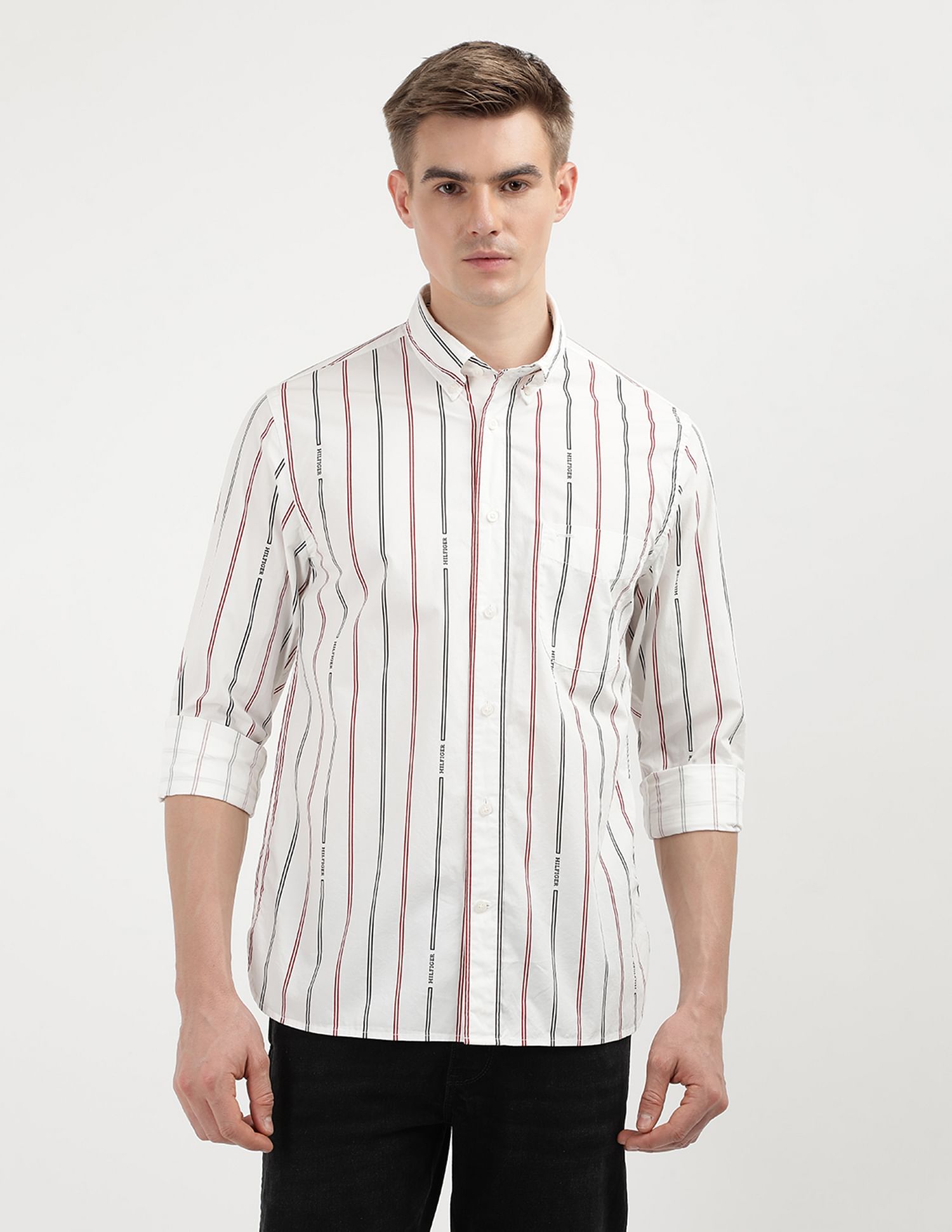Tommy Hilfiger Hilfiger Double Stripes Regular Shirt