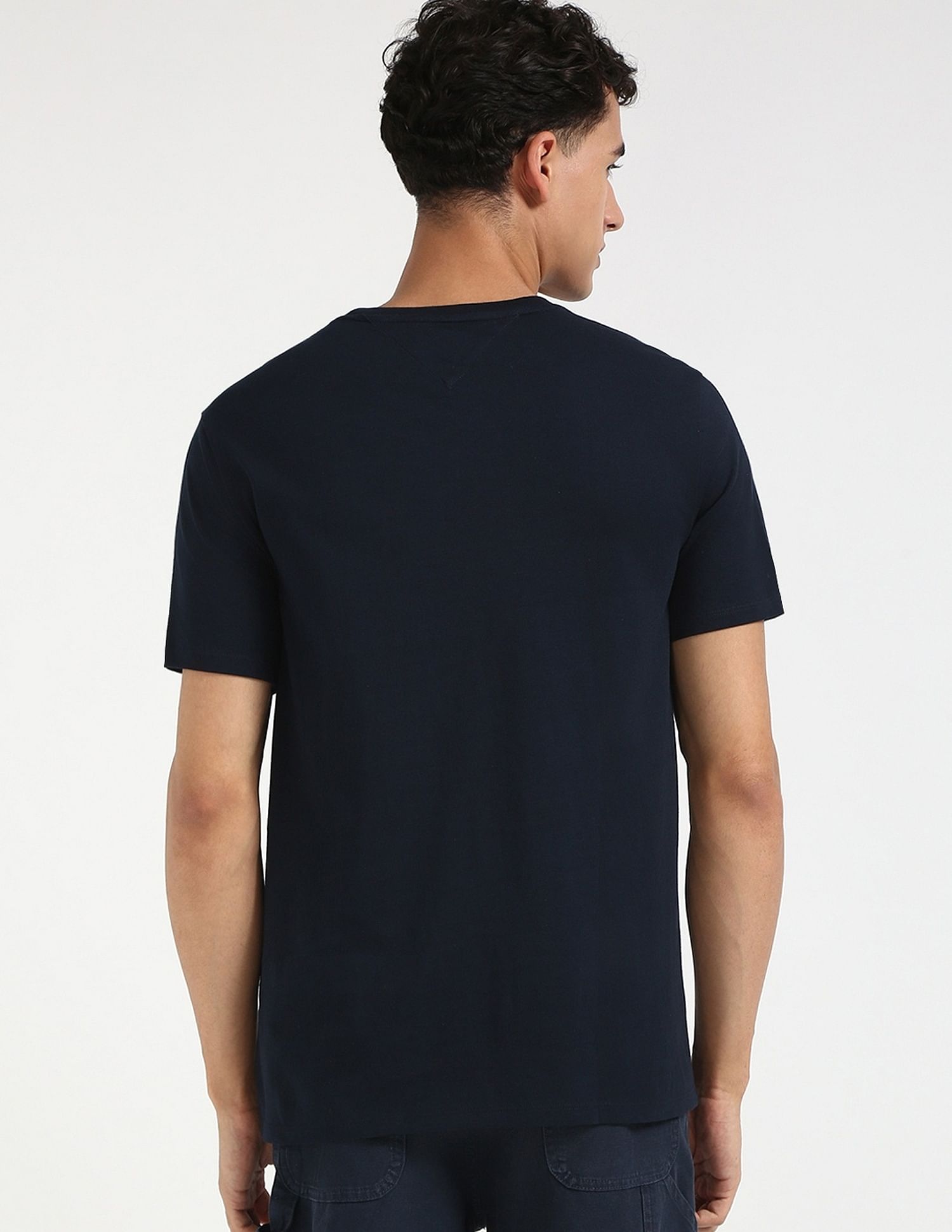 Tommy Hilfiger Solid Regular-Fit Cotton T-Shirt