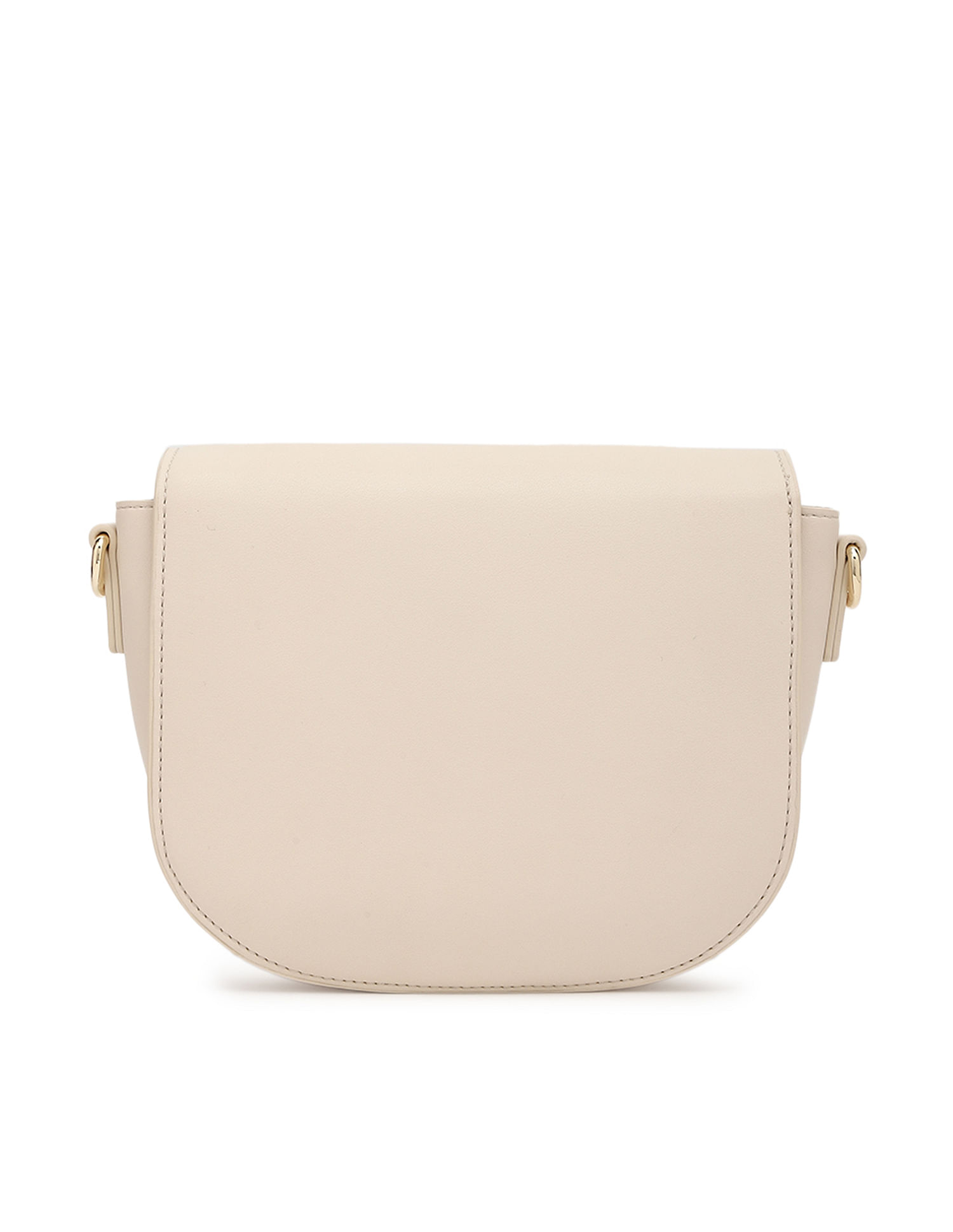 Tommy Hilfiger Textured Beige PU Sling Bag