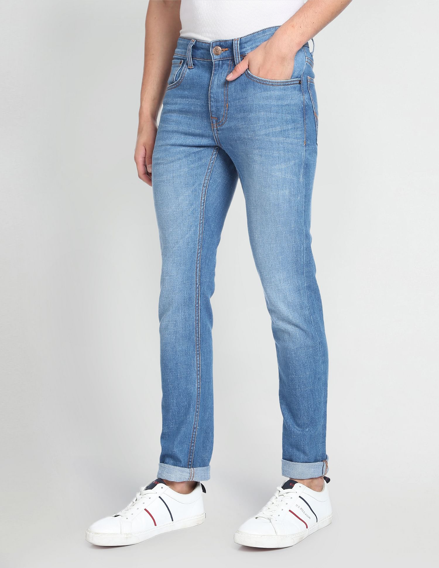 U.S. Polo Assn. Denim Co. Regallo Skinny Fit Blue Jeans