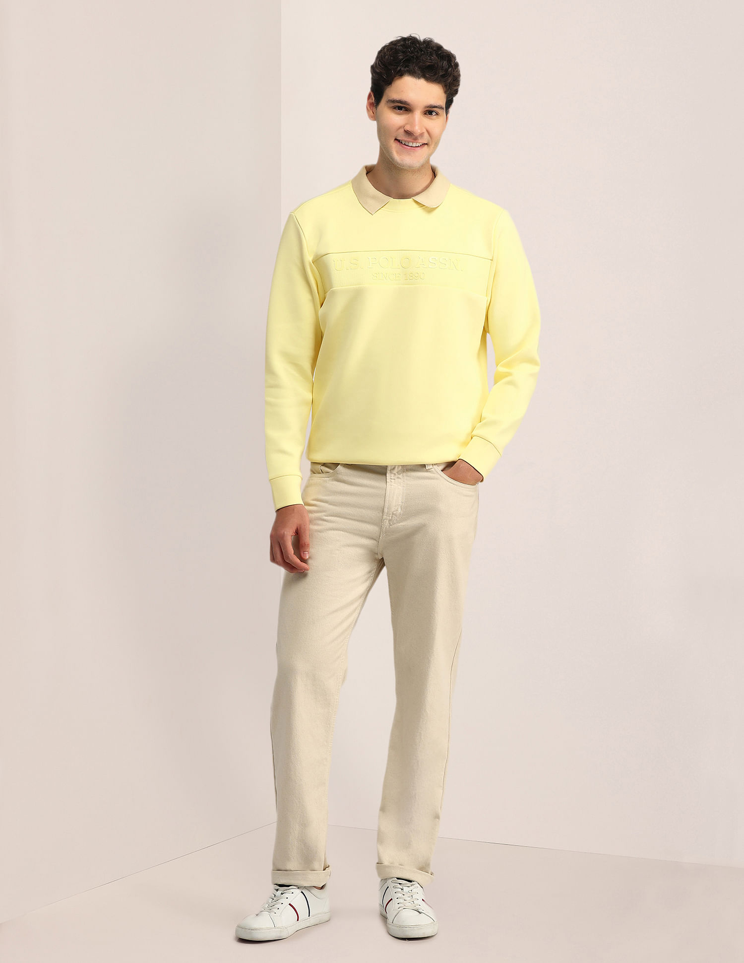 U.S. Polo Assn. Brand Printed Regular Fit Sweatshirt