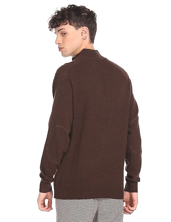 U.S. Polo Assn. High Neck Solid Sweater