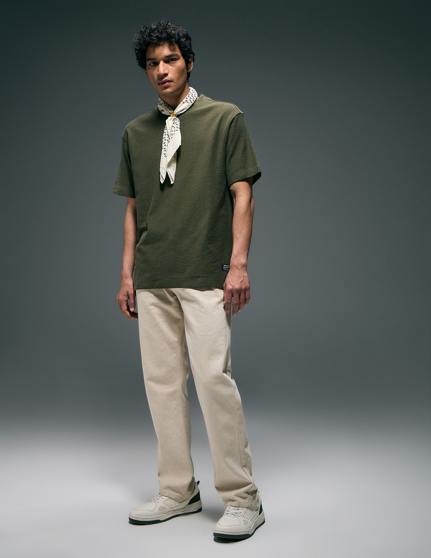 Flying Machine Relaxed Fit Pure Cotton T-Shirt