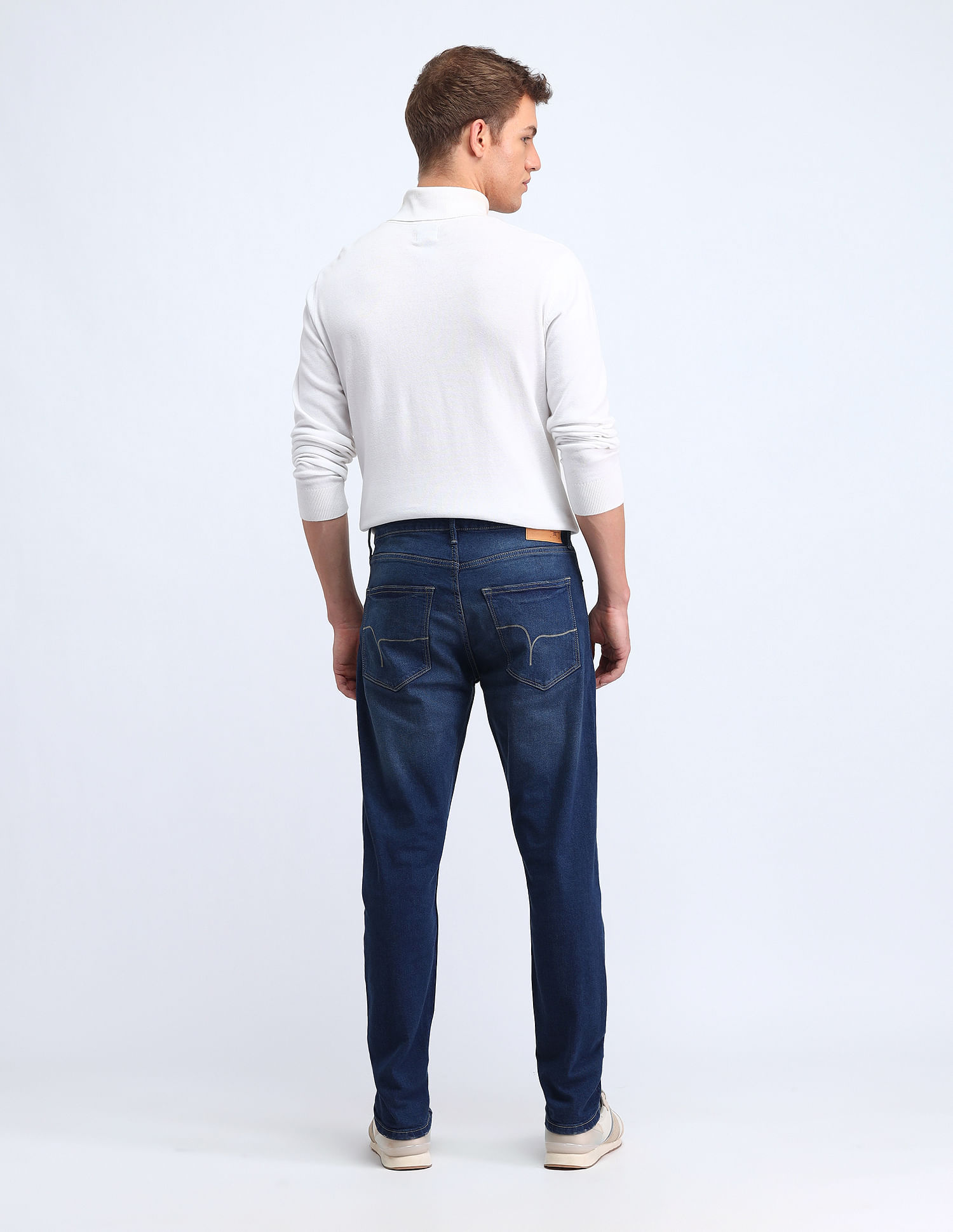 Flying Machine Slash Slim Tapered Jeans