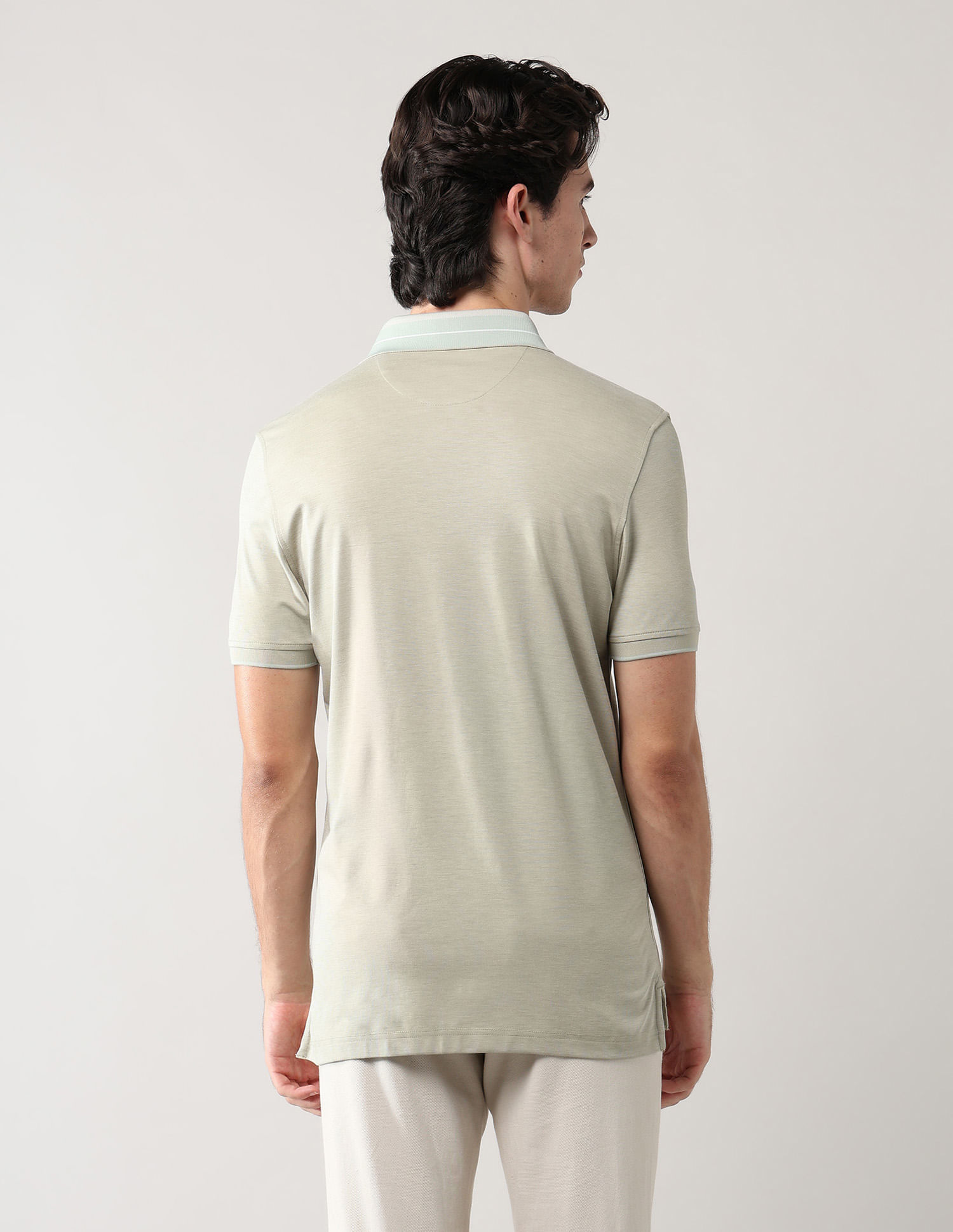 Arrow Heathered Regular Fit Polo Shirt
