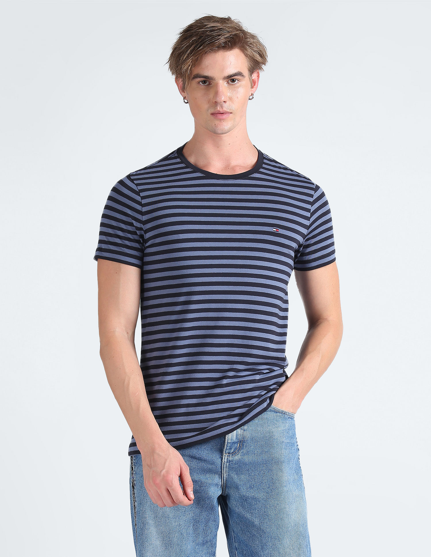 Tommy Hilfiger Transitional Organic Cotton Stretch Slim Fit T-Shirt