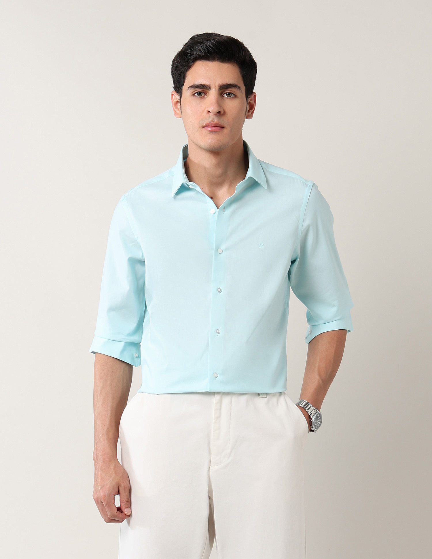 Arrow Newyork Brooklyn Ultra Slim Fit Twill Shirt