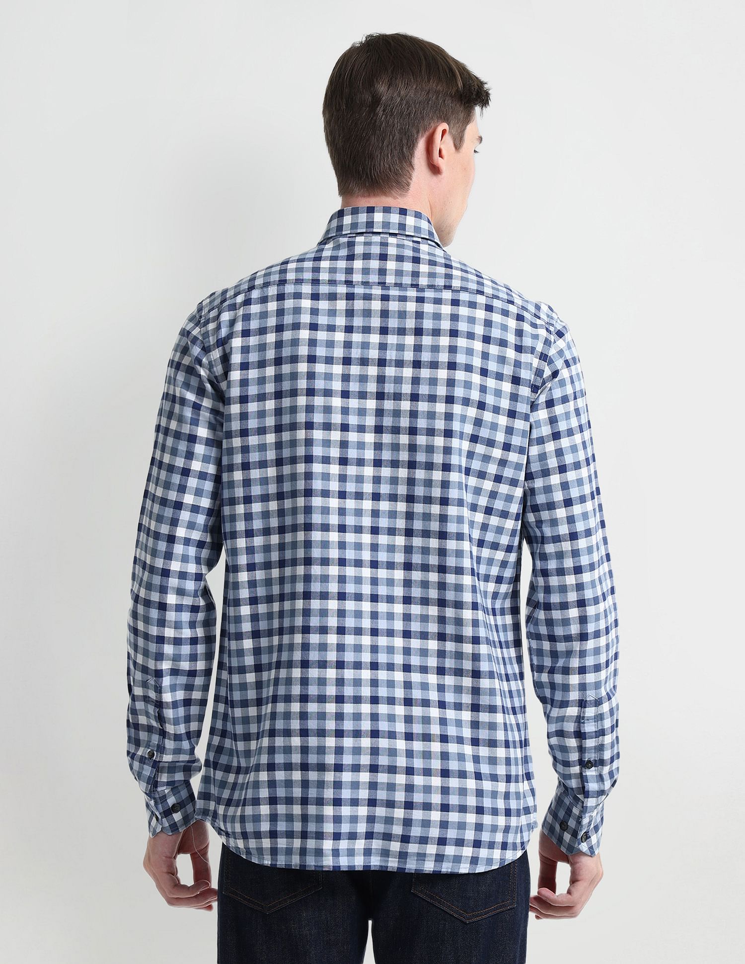 Arrow Sport Buffalo Check Cotton Shirt